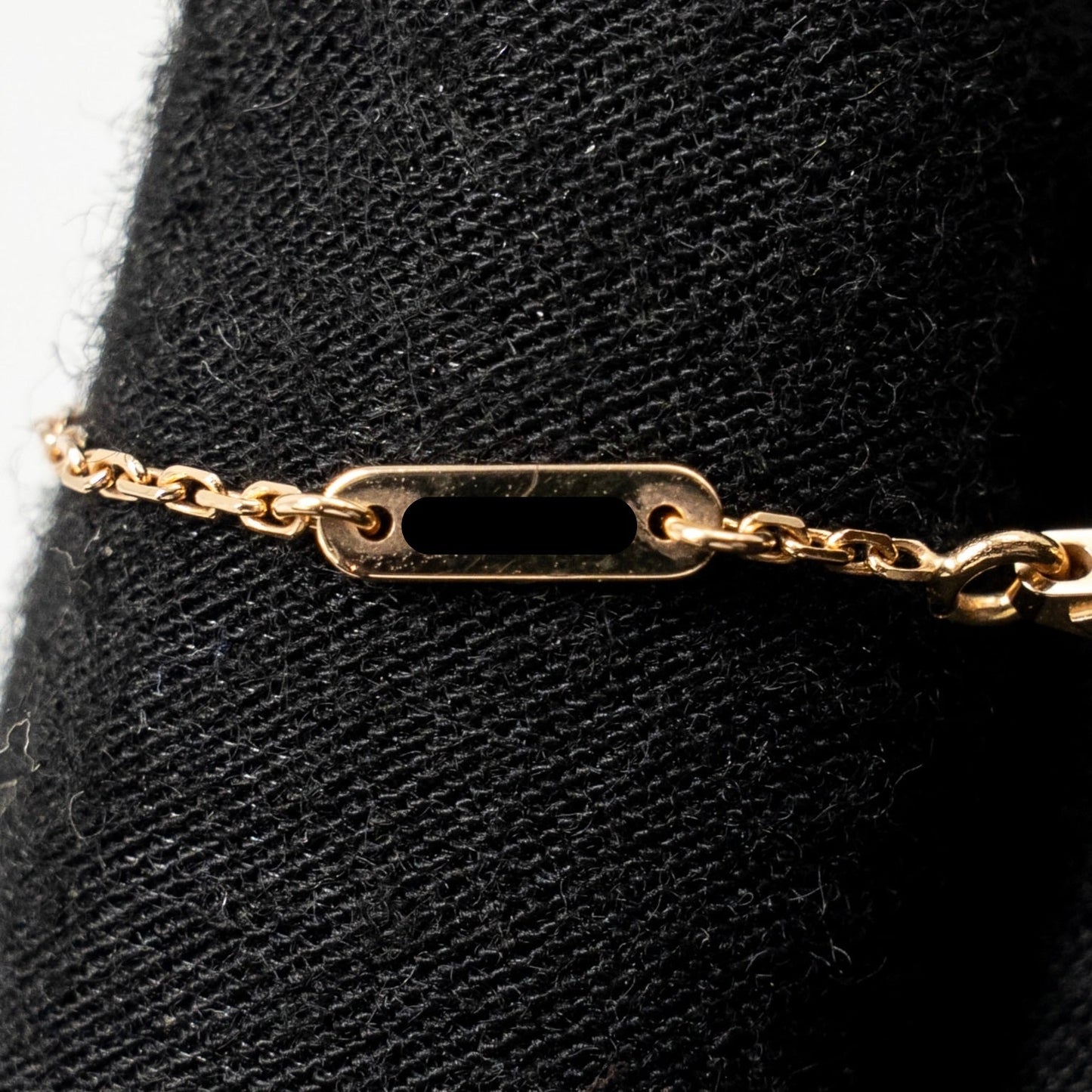 Van Cleef & Arpels Frivole Bracelet , Mini Model Rose Gold with Ruby Stone
