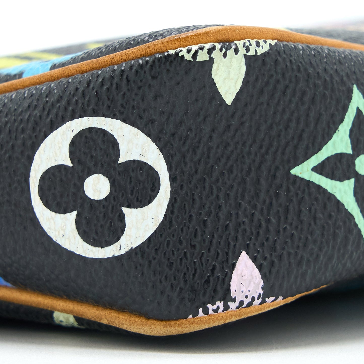 Louis Vuitton Vintage Pochette Accessories Monogram Canvas Black/Multicolour GHW
