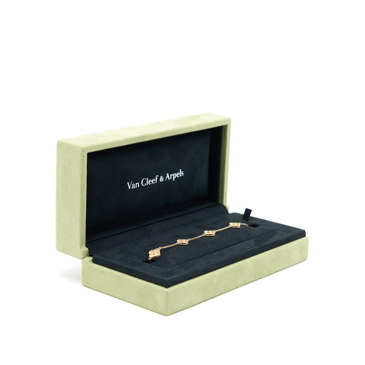 Van Cleef Arpels Sweet Alhambra 6 Motifs Bracelet Rose Gold