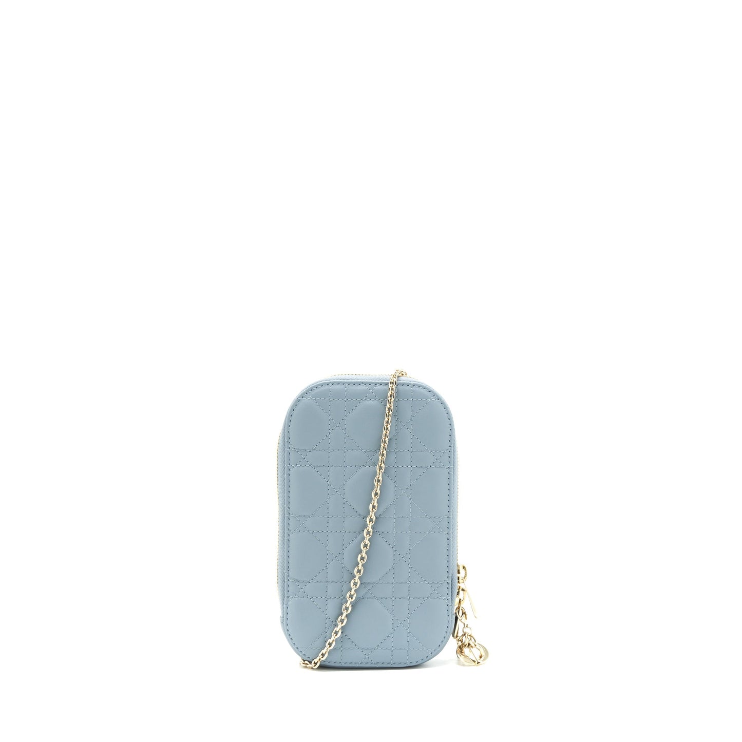 Luxury Dior Lady Luxury Dior Tech Holder lambskin blue