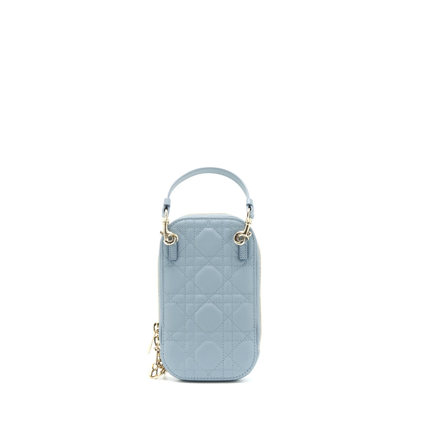 Luxury Dior Lady Luxury Dior Tech Holder lambskin blue