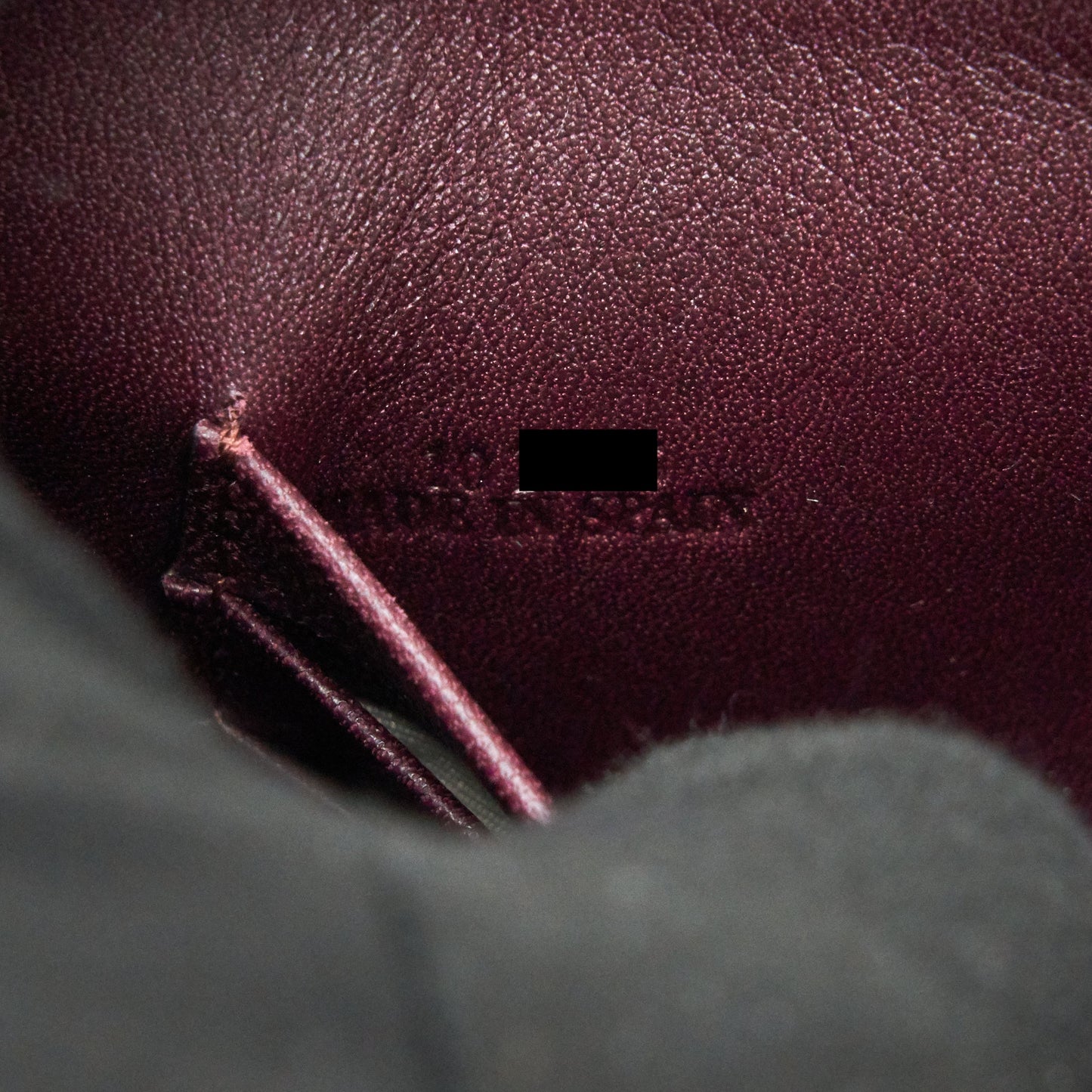 LOEWE Gate Double Zip Pouch in Calfskin