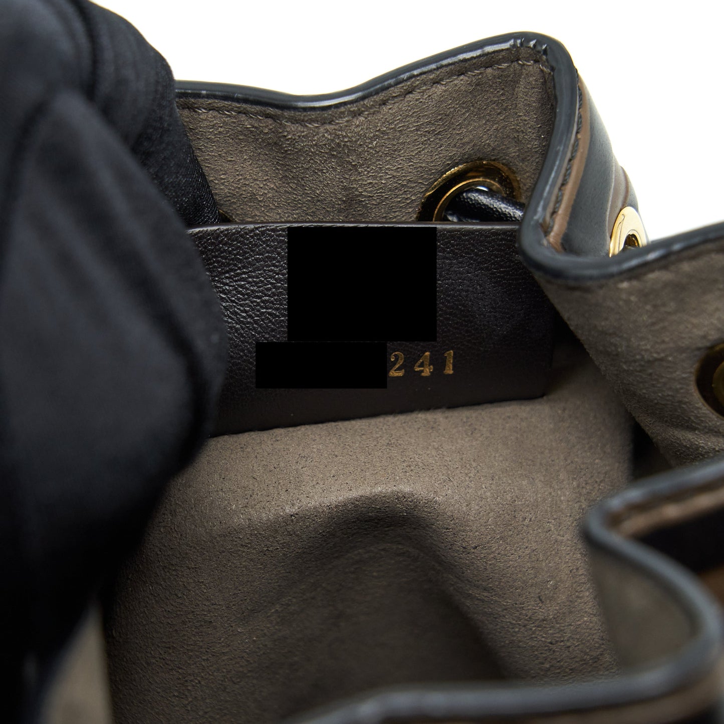Fendi Mon Tresor Mini Bucket Brown GHW