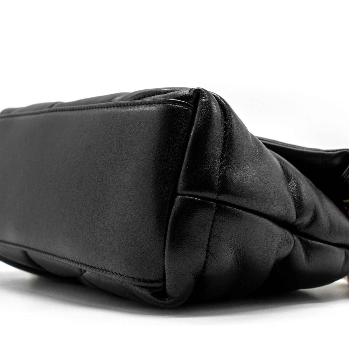 Saint Laurent/YSL Small Puffer Quilted Nappa Black GHW