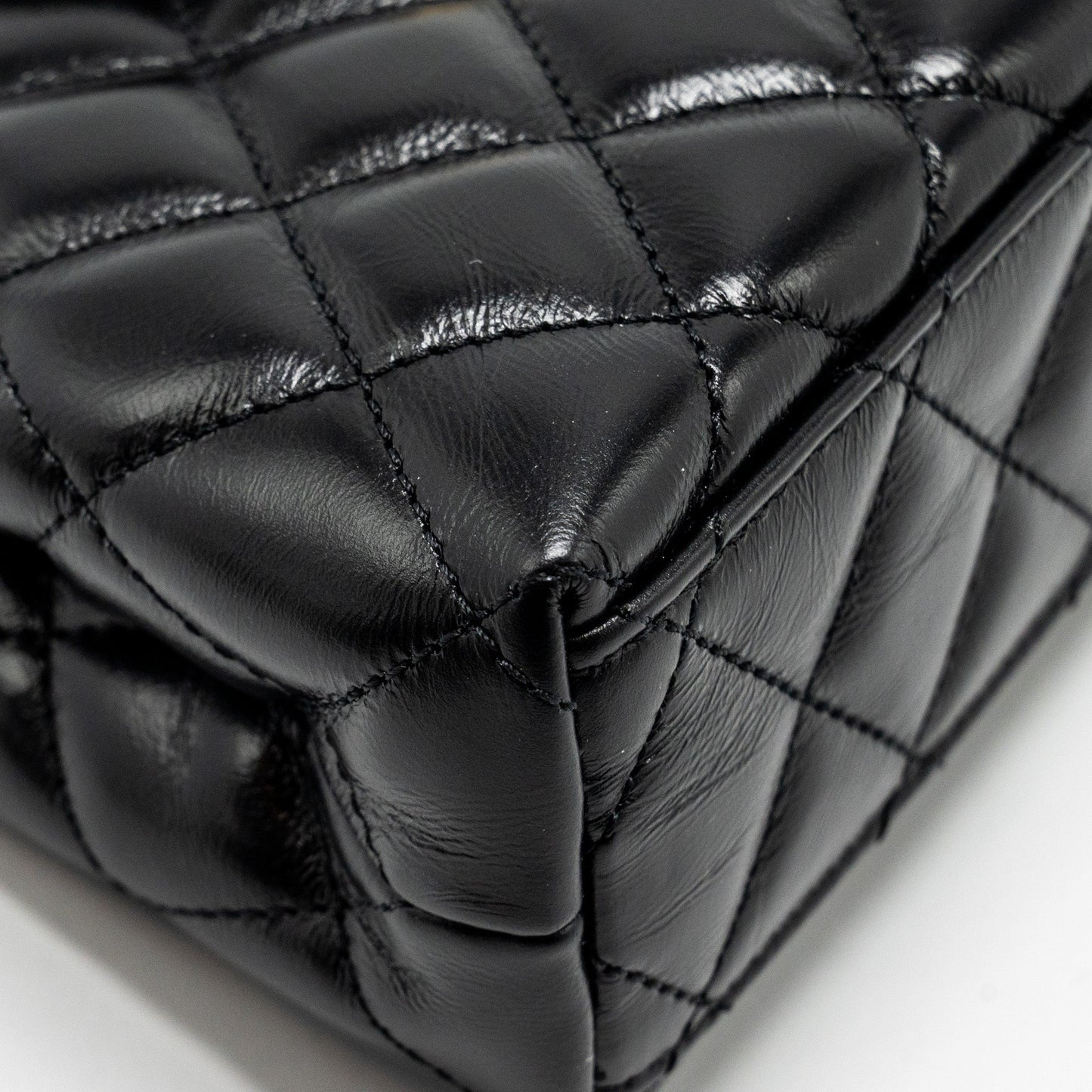 Chanel 24a Mini Shopping Tote/ Mini Kelly Calfskin Black GHW (microchip)