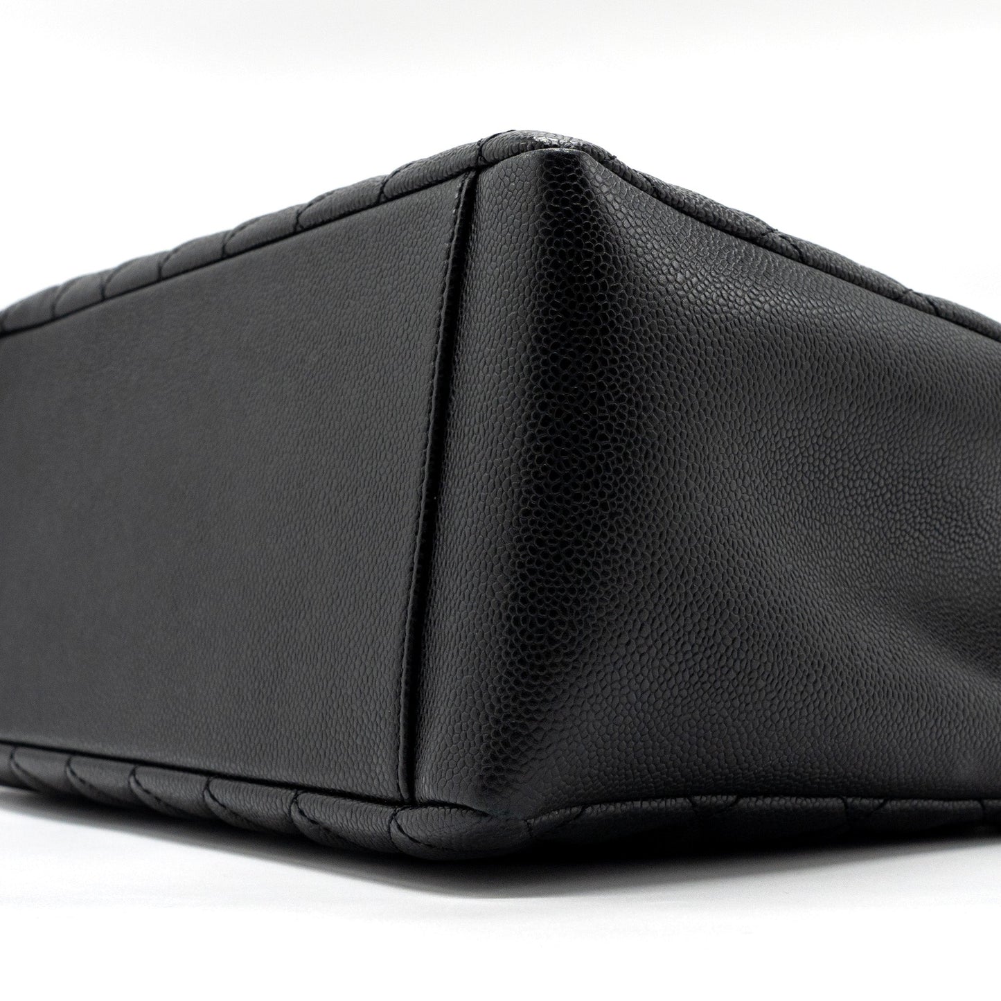 Chanel grand shopping tote bag caviar black SHW