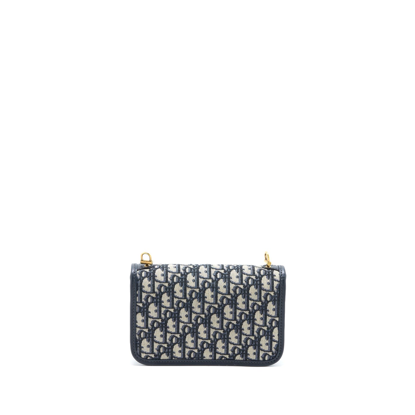 Luxury Dior Addict Flap Bag Blue Luxury Dior Oblique Jacquard GHW