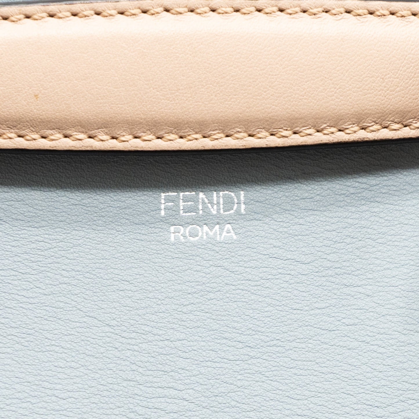 Fendi by the way calfskin multicolour light blue / pink SHW