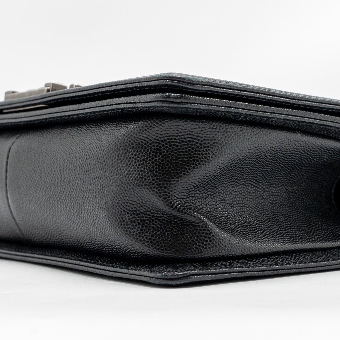 Chanel Medium Boy Bag Caviar Black SHW