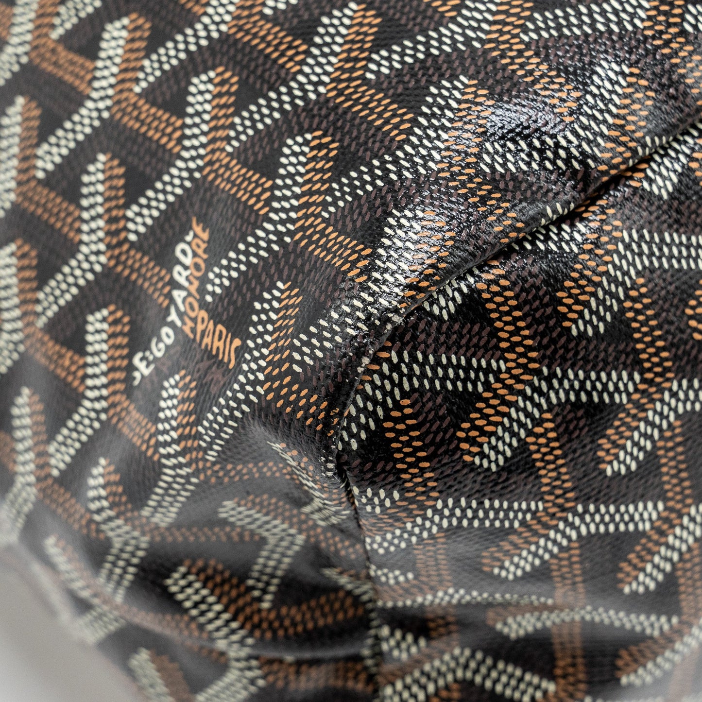 Goyard Boheme Hobo Bag Goyardine Canvas / Calfskin Black SHW