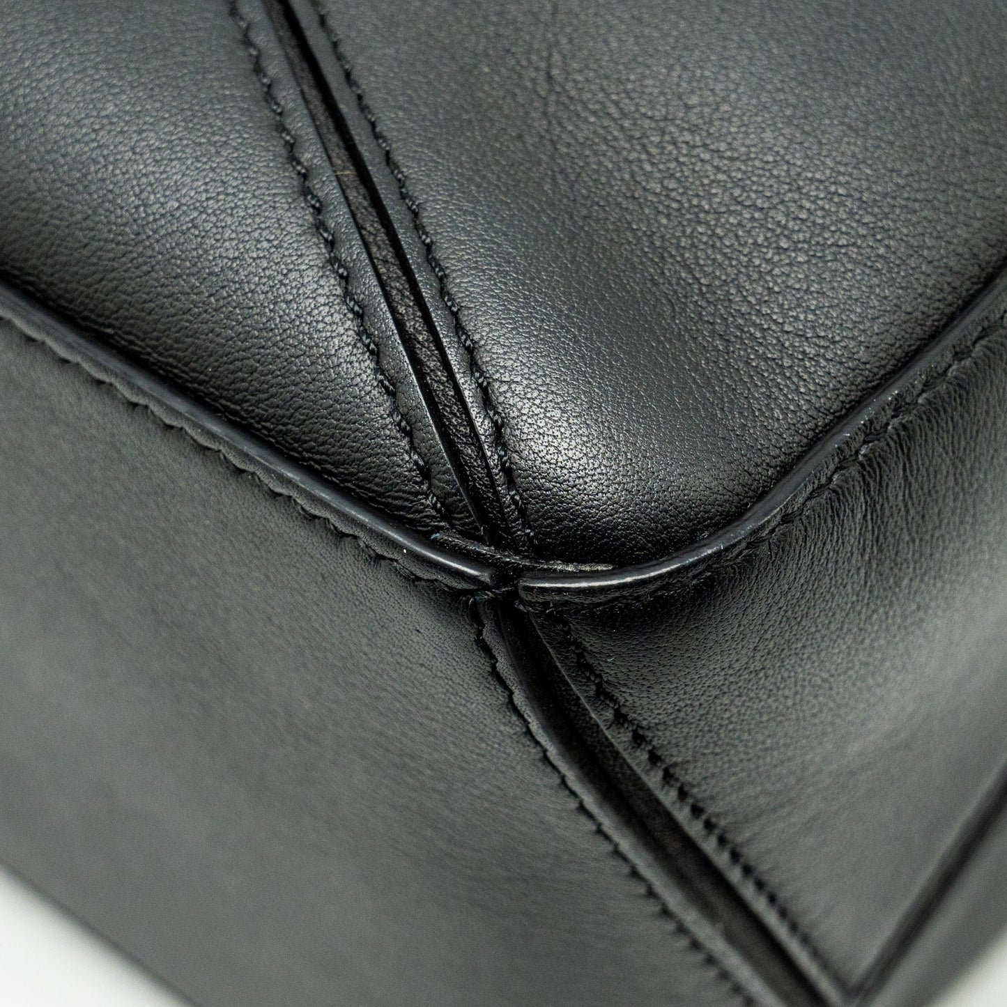 Loewe Small Puzzle Bag Calfskin Black SHW