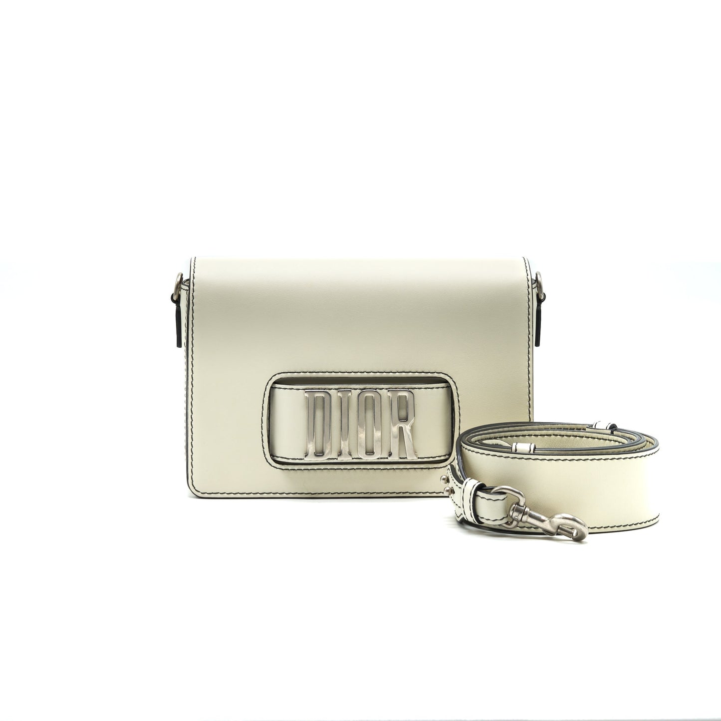 Luxury Dior Medium Luxury Dior Evolution Bag White with SHW