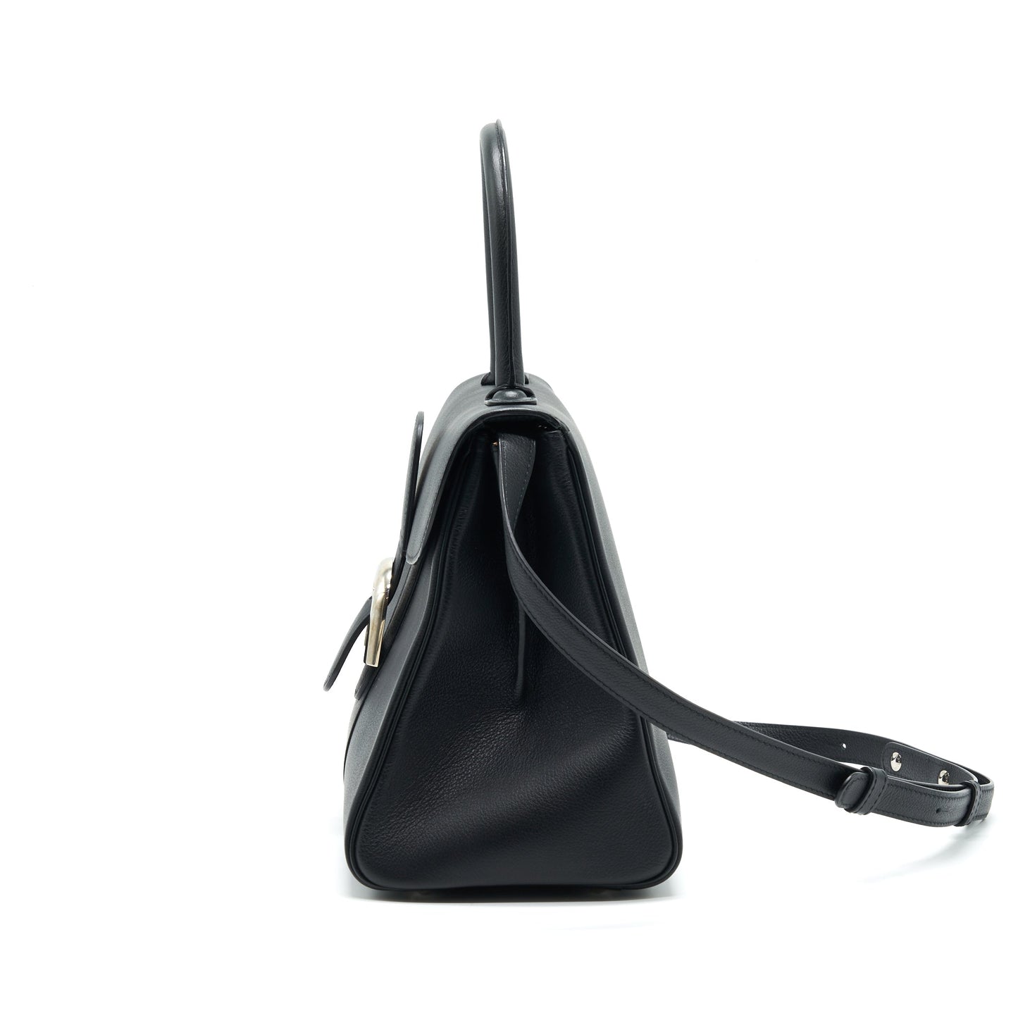 Delvaux Brilliant MM Black SHW Calfskin