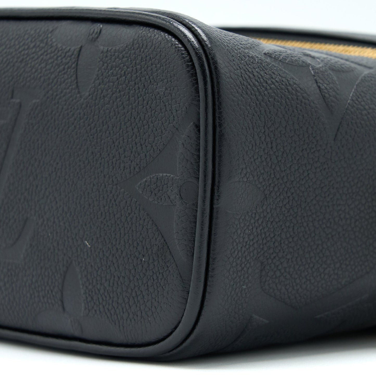 Louis Vuitton Vanity PM Monogram Empreinte Calfskin Black GHW