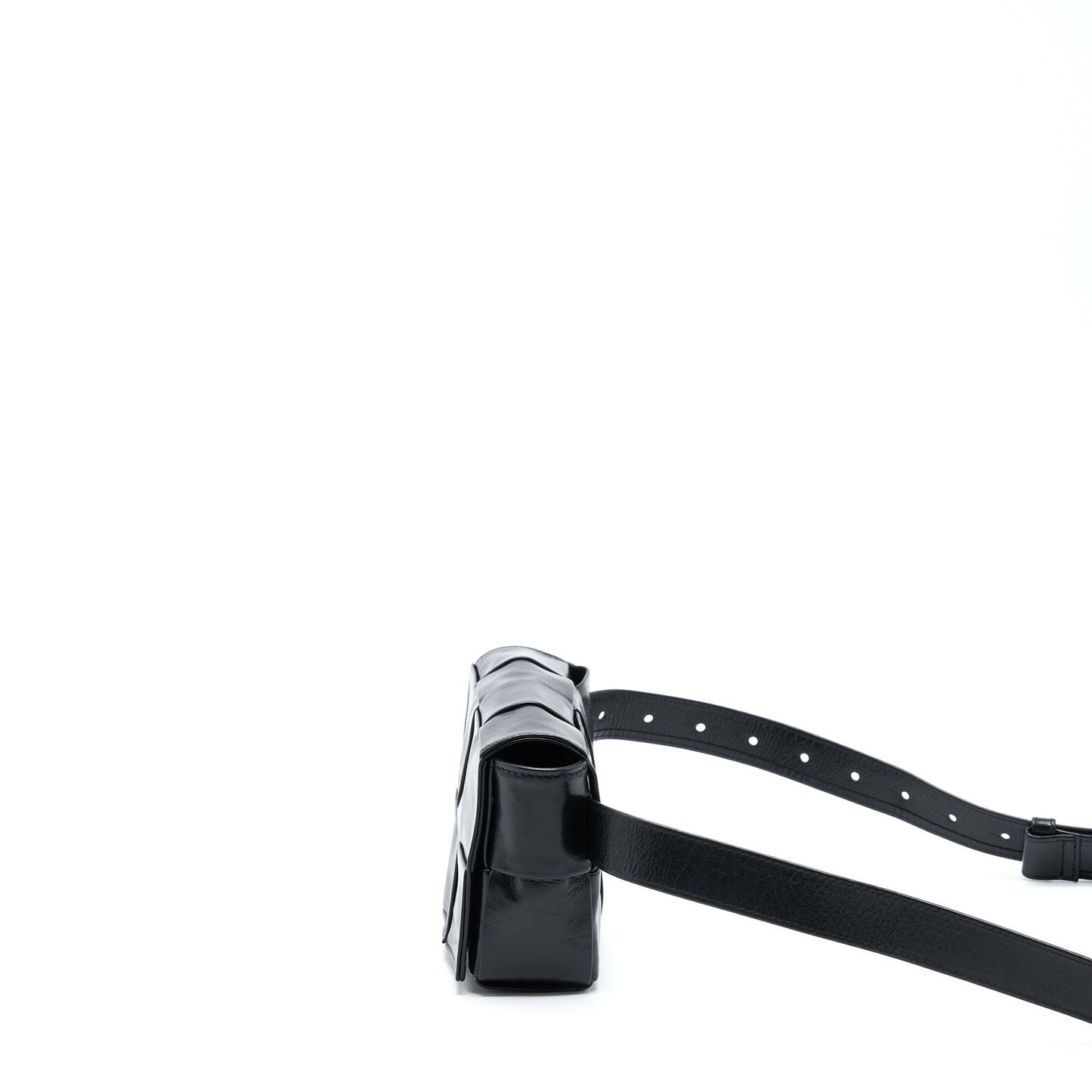 Bottega Veneta Cassette Belt Bag Calfskin Black