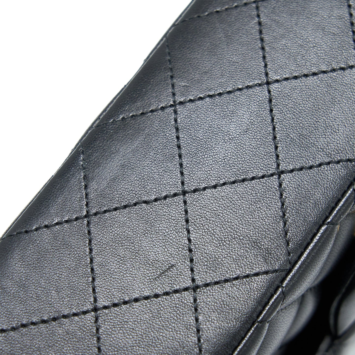 Chanel Medium Classic Double Flap Bag Lambskin Black GHW