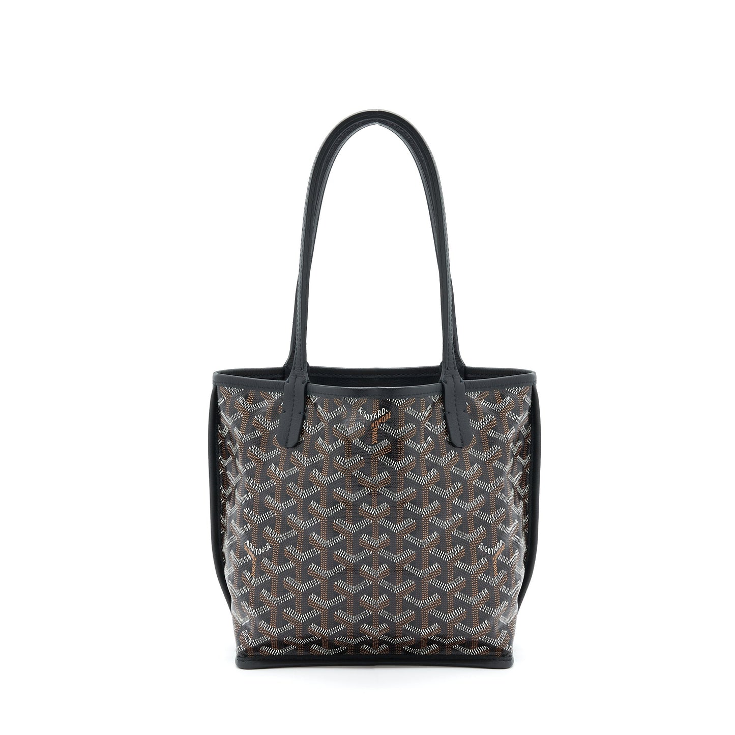 Goyard Anjou Mini Reversible Tote Black/multicolour