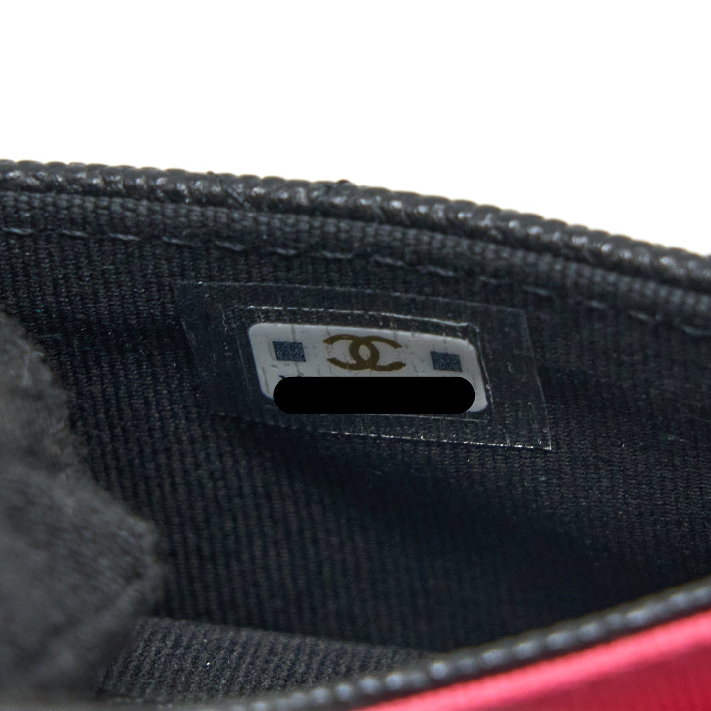 Chanel 23P Detail CC Logo Flap Card Holder Caviar Black LGHW (Microchip)