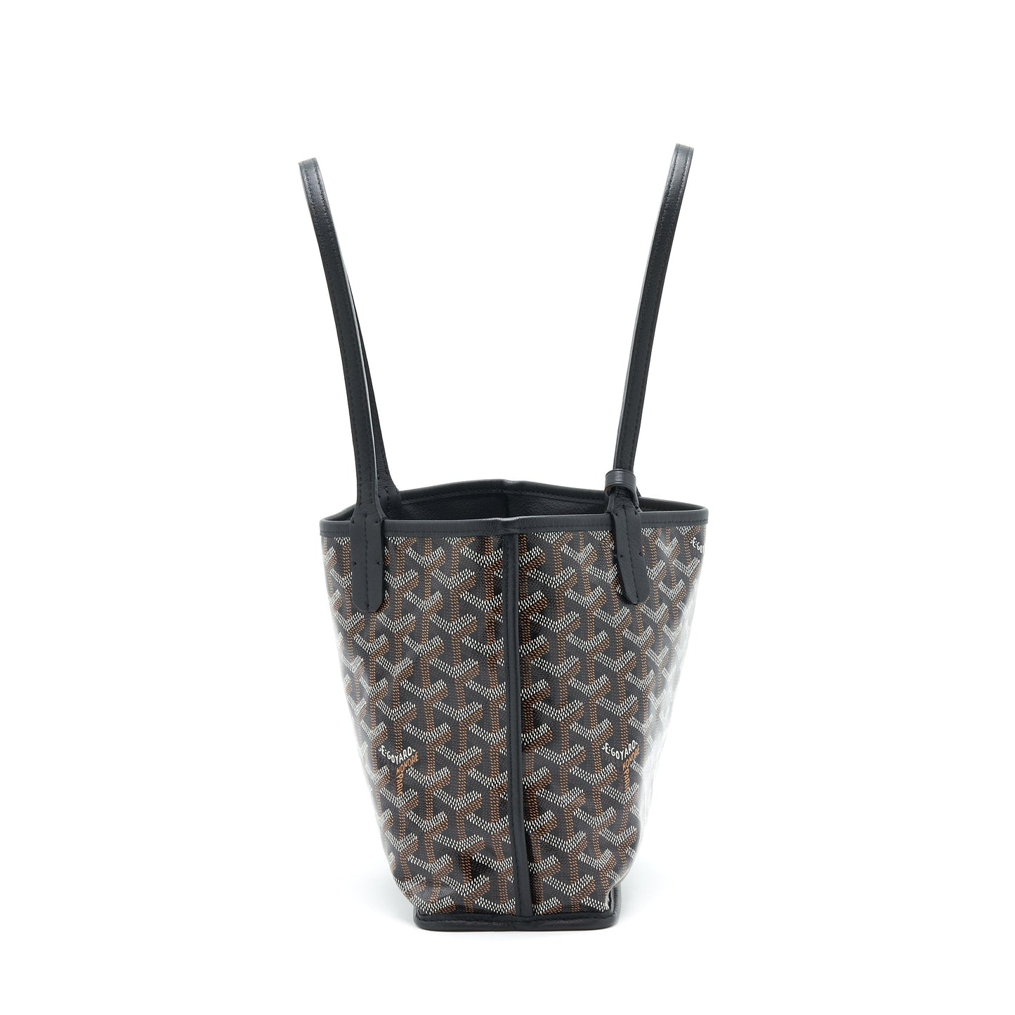 Goyard Anjou Mini Reversible Tote Black/multicolour
