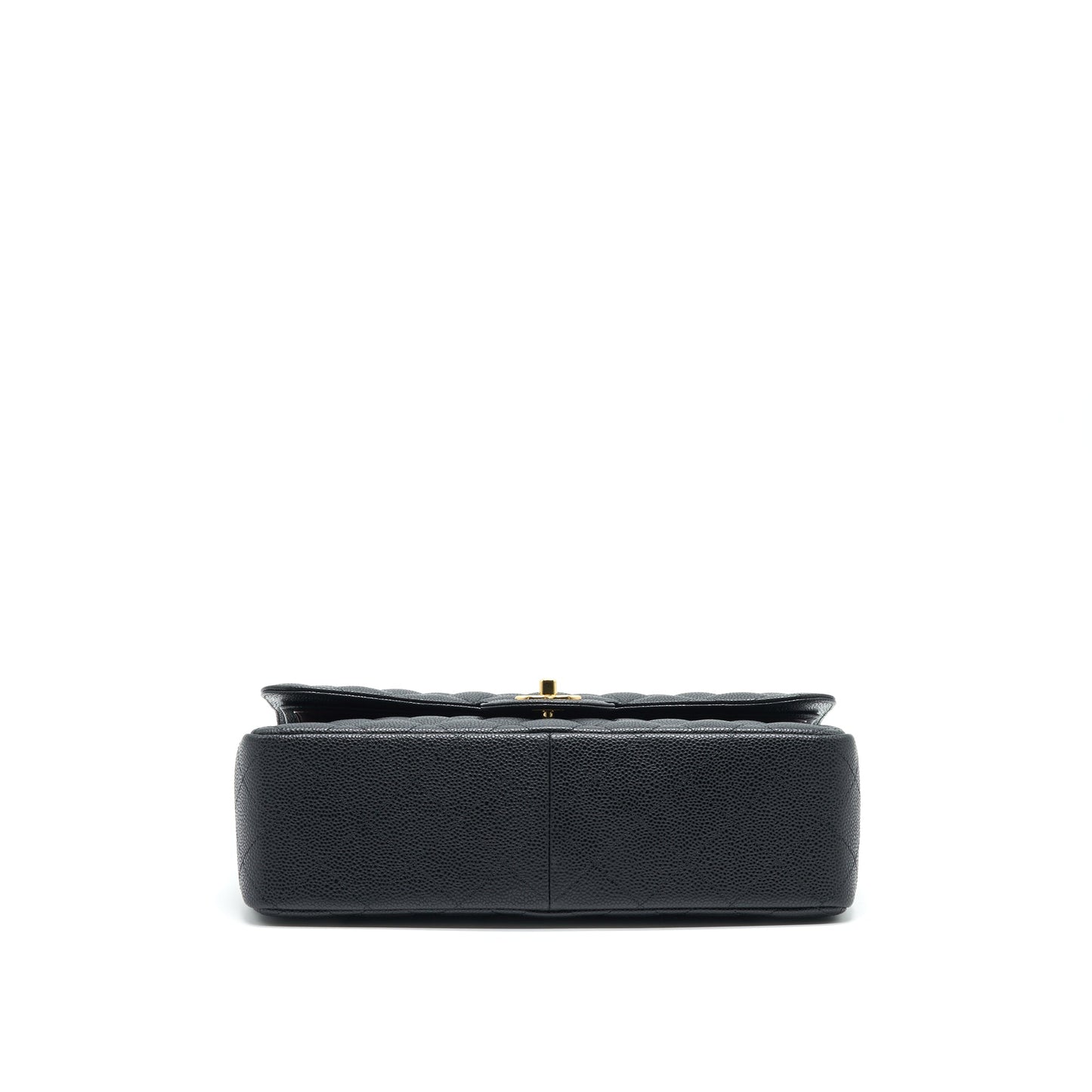 CHANEL JUMBO CLASSIC DOUBLE FLAP CAVIAR BLACK GHW
