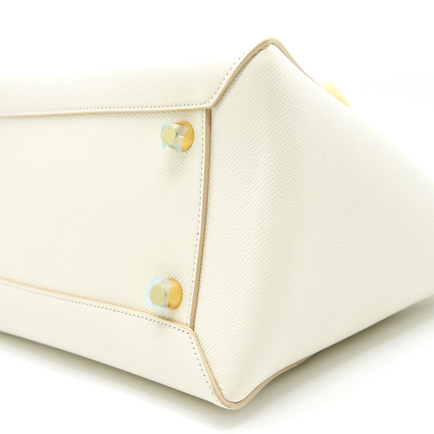 Celine Mini Belt Bag White with GHW