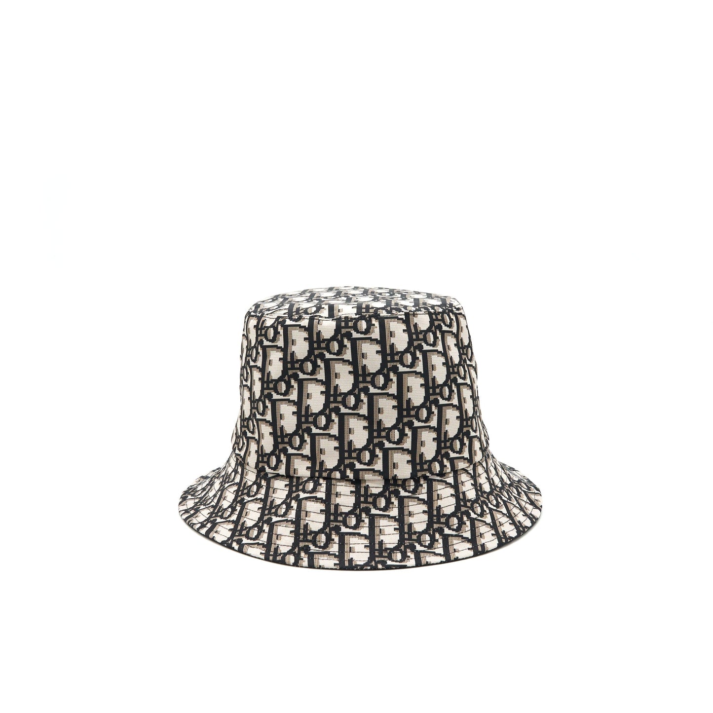 Luxury Dior size 58 Bucket Hat Black Oblique