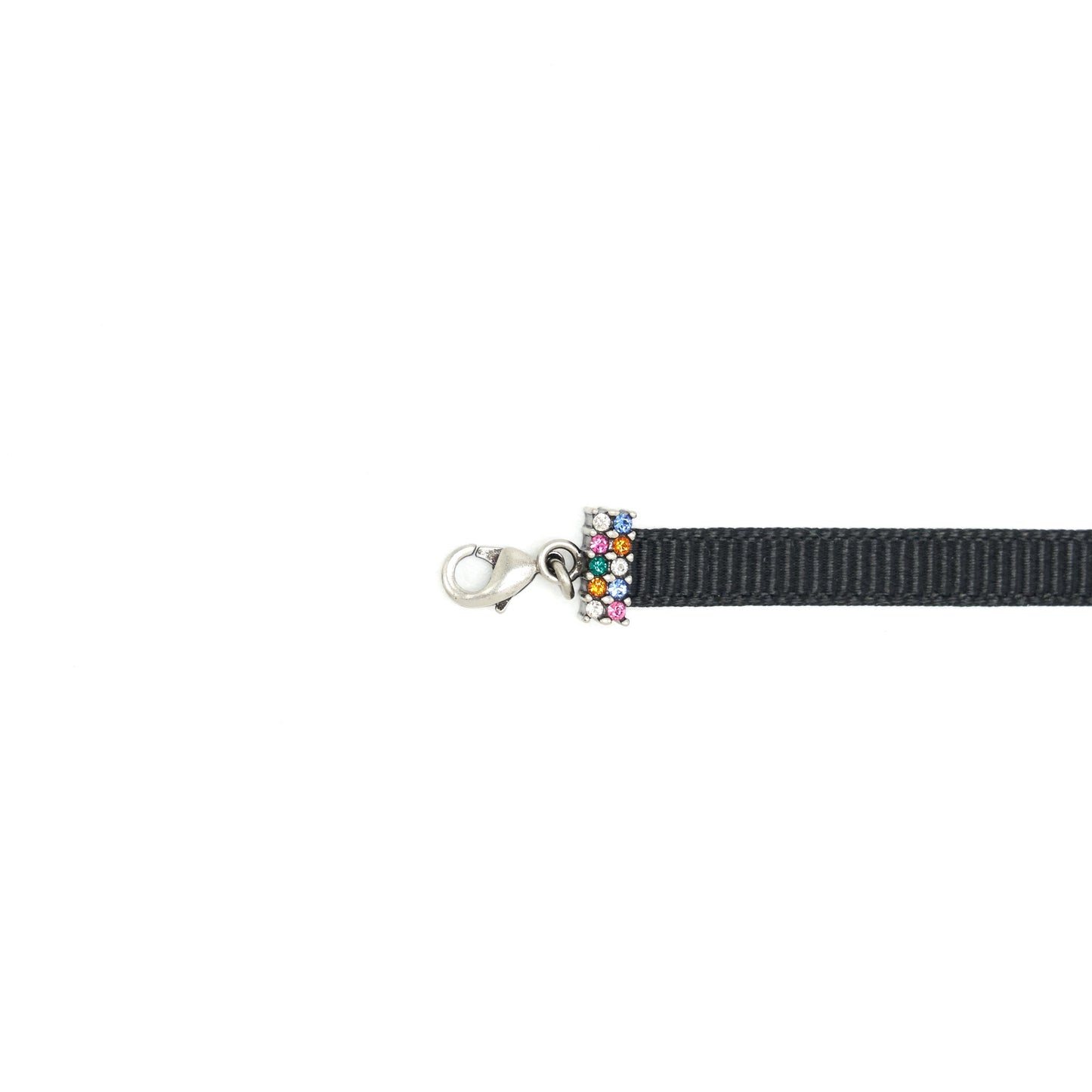 Luxury Dior Letter Choker Black/Multicoloured logo