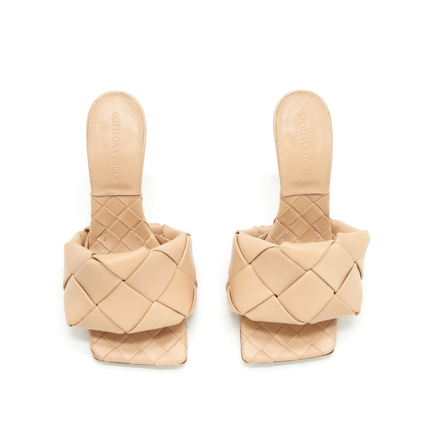 Bottega Veneta Size 35.5 Lido Sandal Heels Cipria