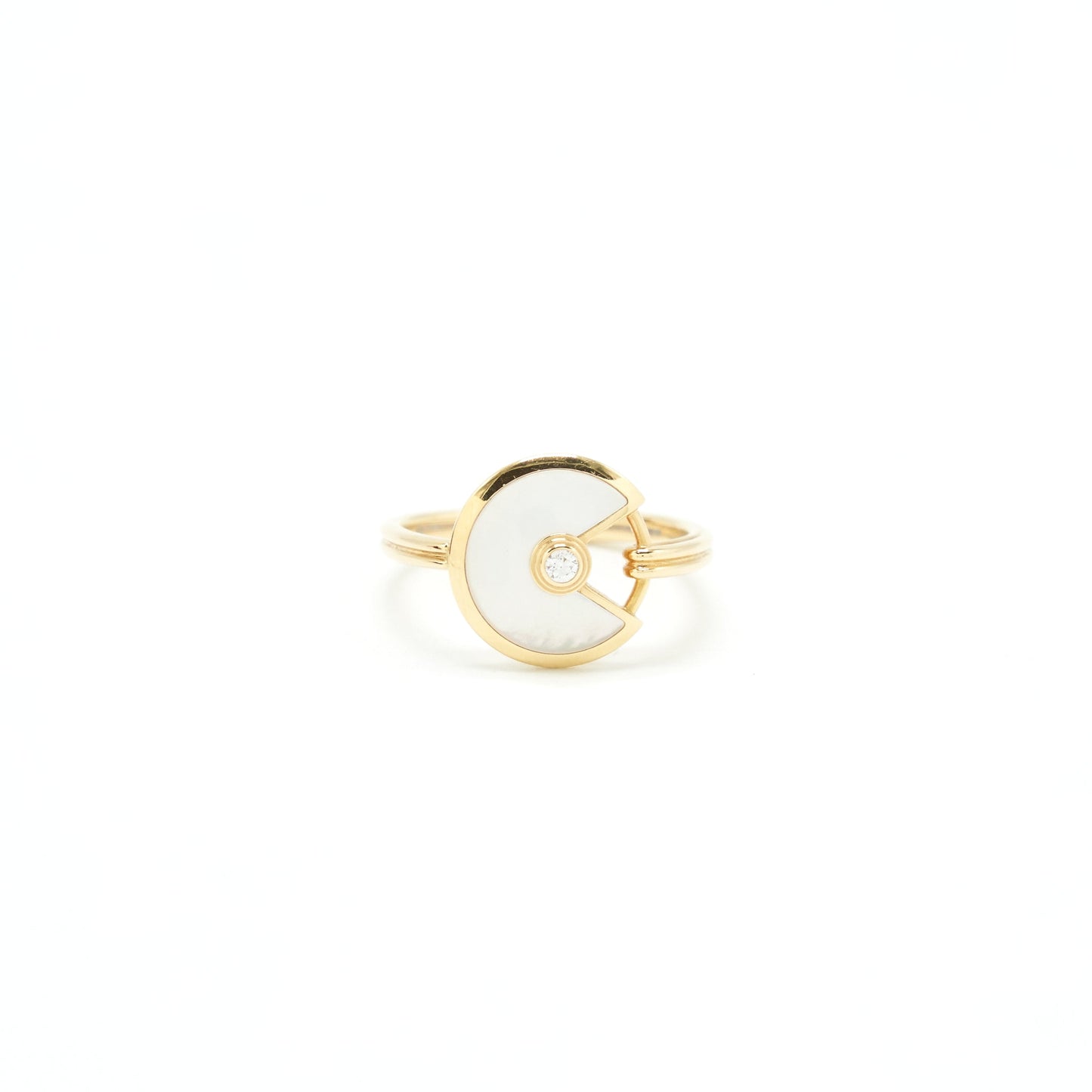 Cartier size 51 Ring Gold diamond