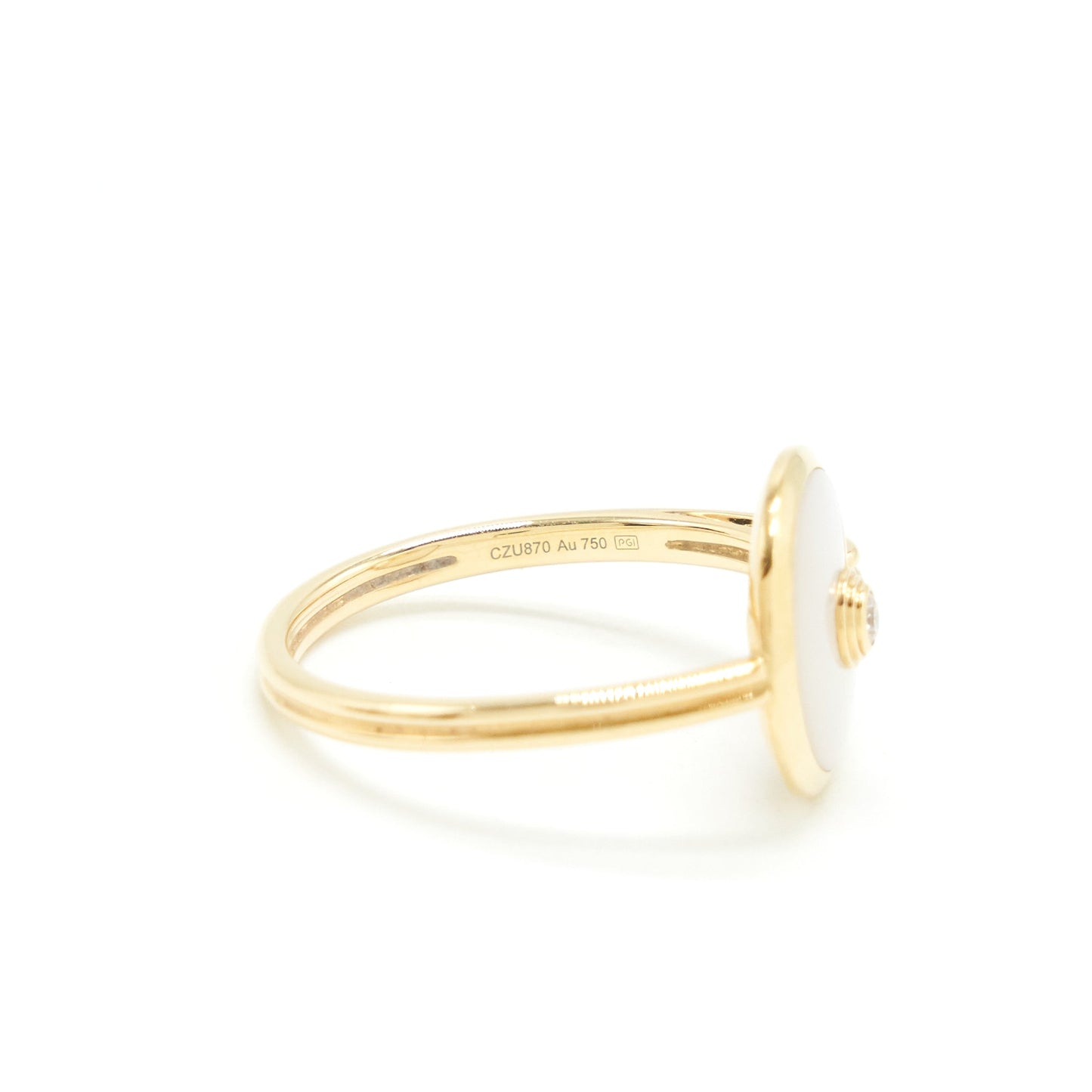 Cartier size 51 Ring Gold diamond
