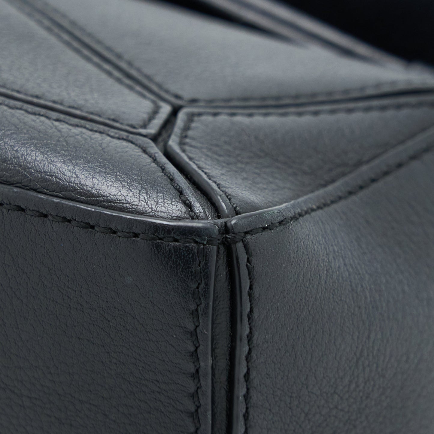 Loewe Mini Puzzle Calfskin Black SHW