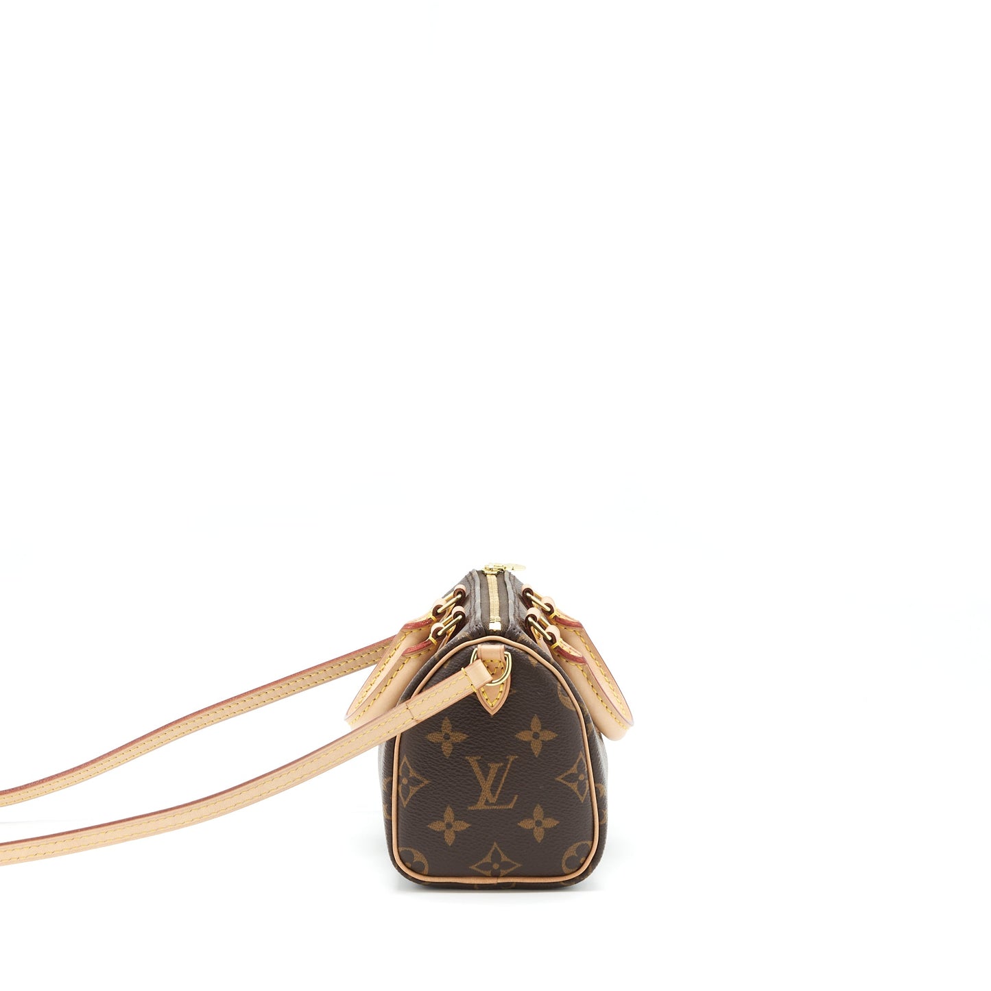 Louis Vuitton Nano Speedy Monogram Canvas GHW