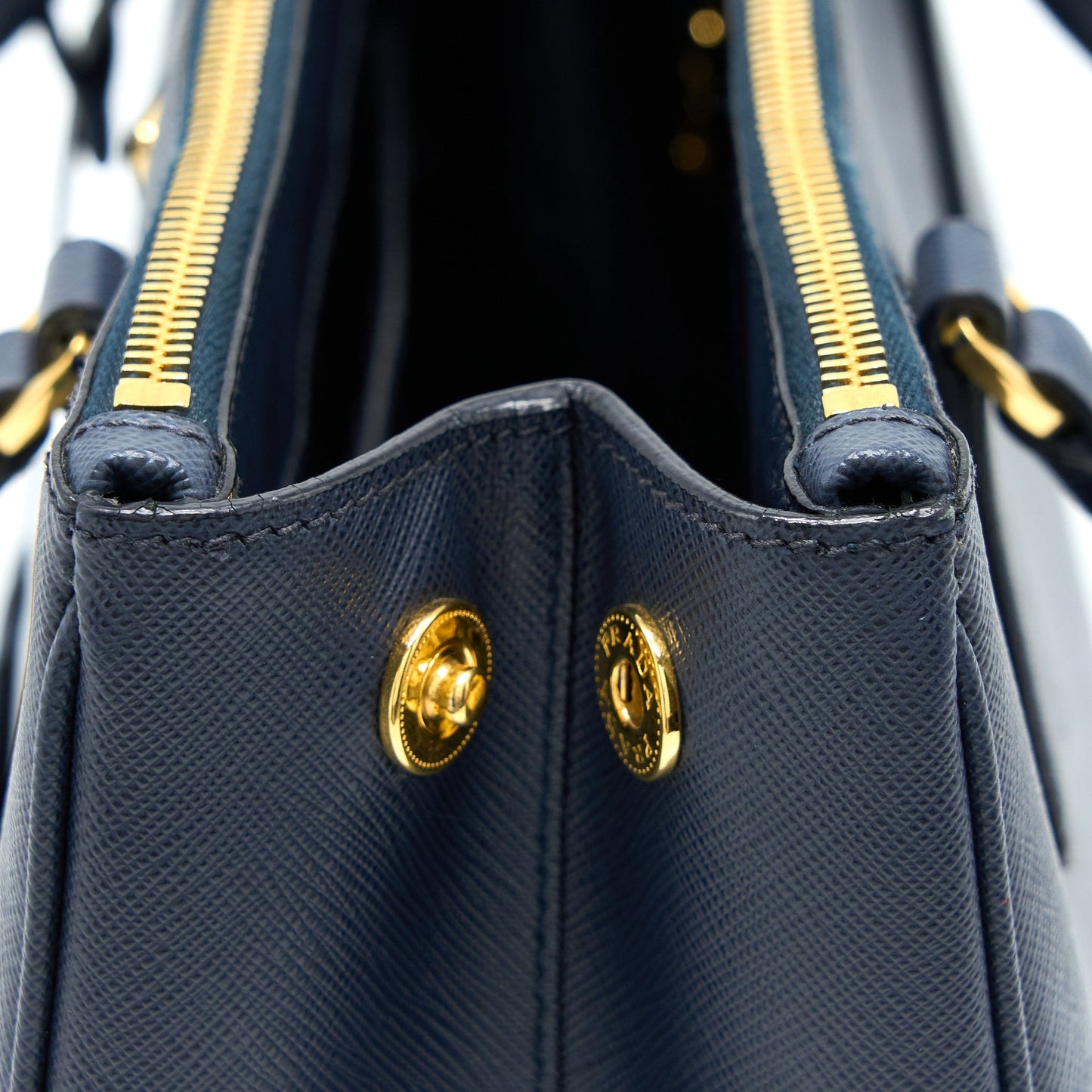 Prada Galleria Tote Bag Saffiano Báltico GHW