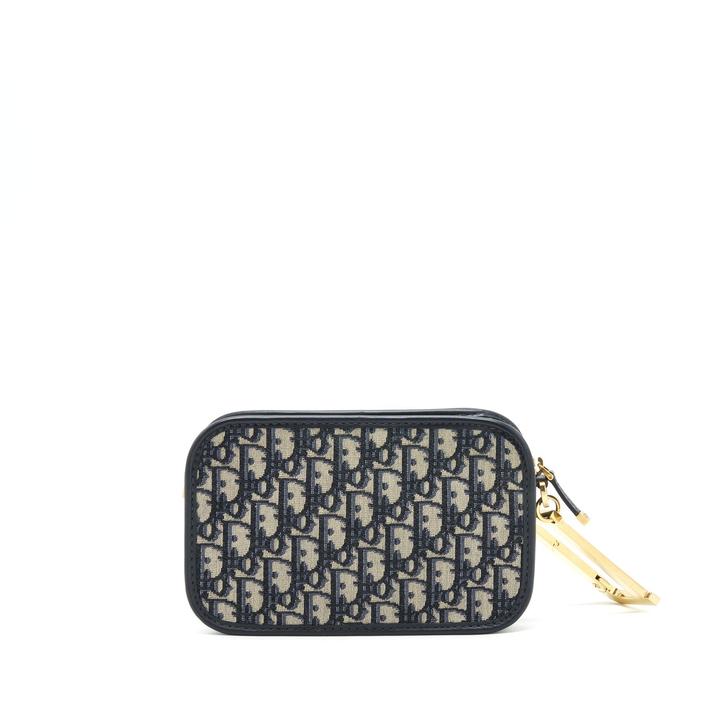 Luxury Dior Luxury Diorquake Pouch blue Oblique Canvas