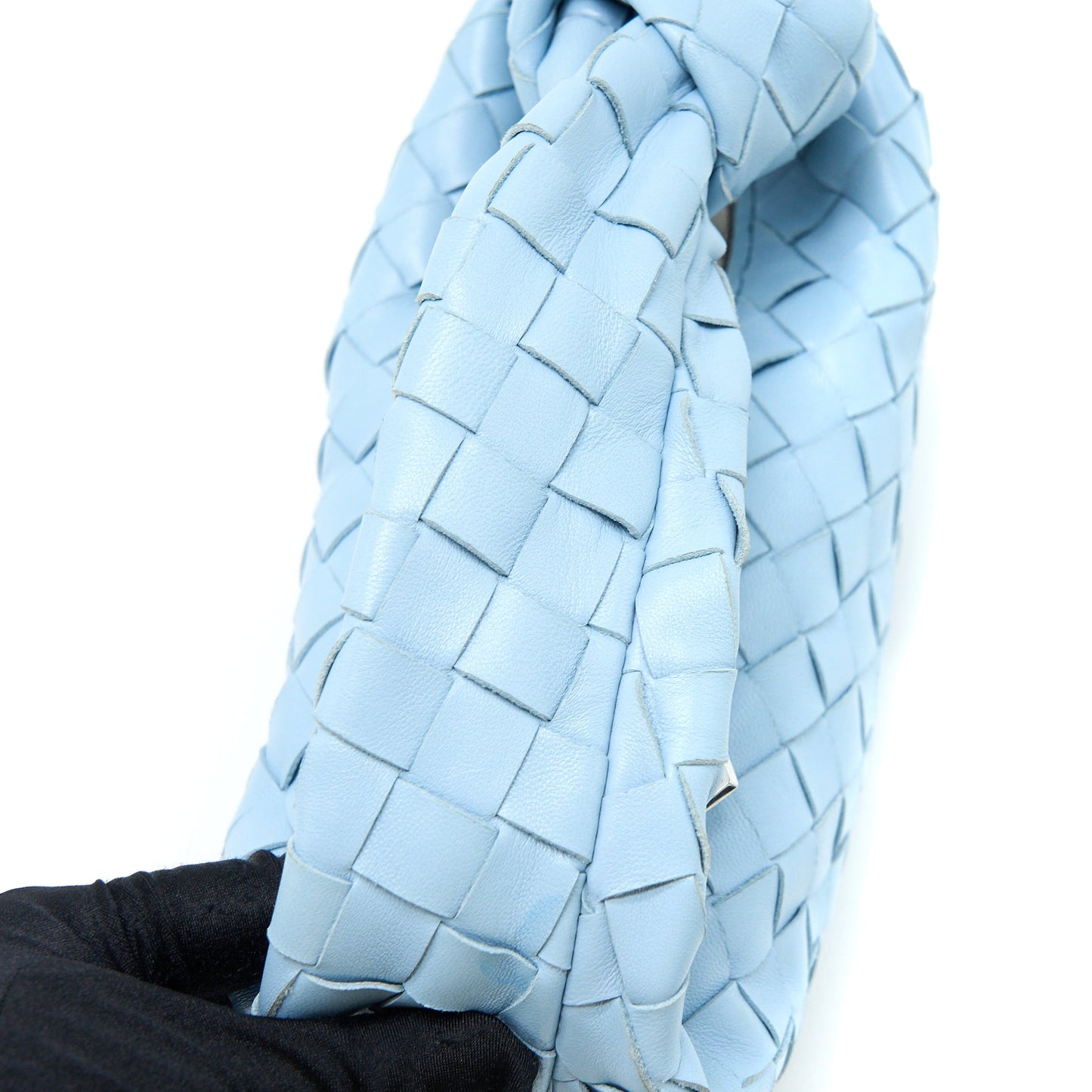 Bottega Veneta Mini Jodie Bag Light Blue SHW