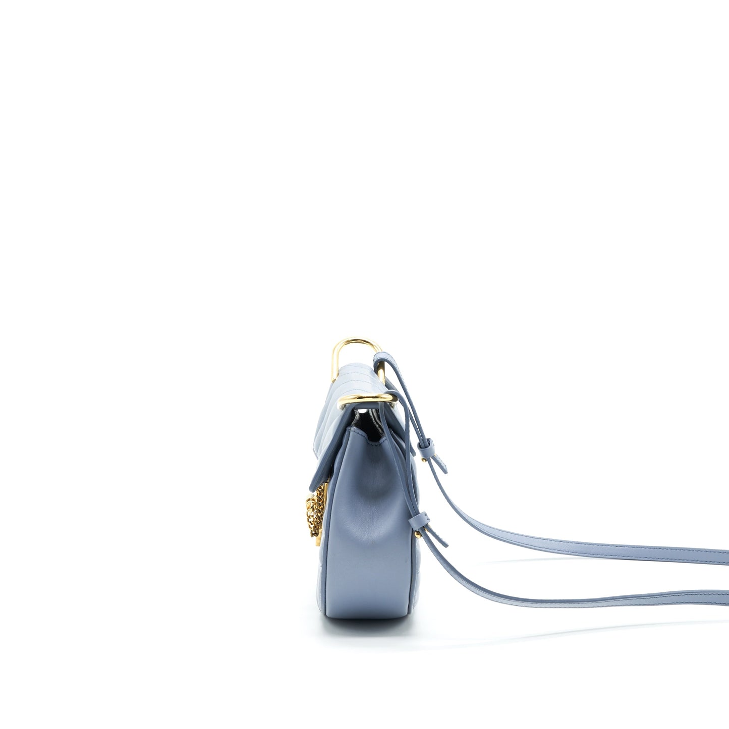 Chloe Mini Drew Bijou in Light Blue GHW