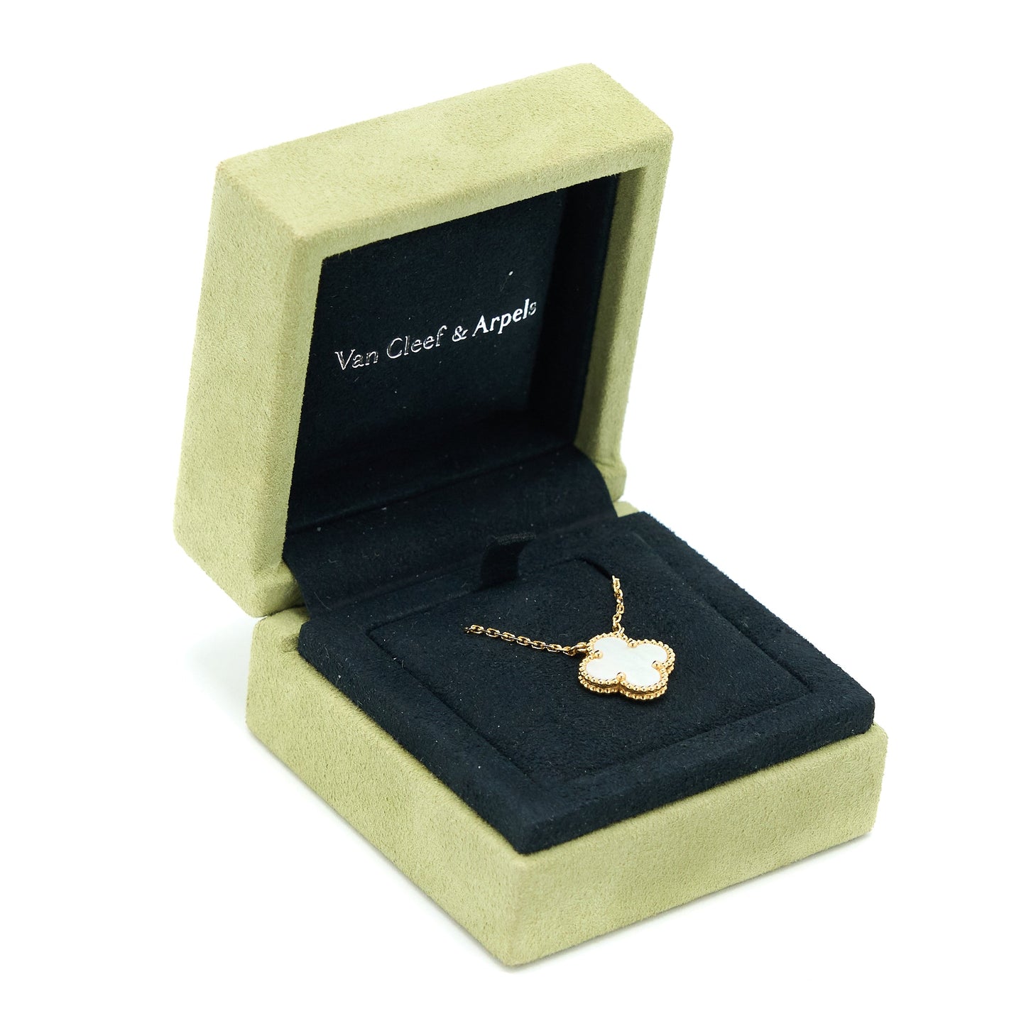 Van Cleef&Arpels Vintage Alhambra Pendant Mother Of Pearl Yellow Gold