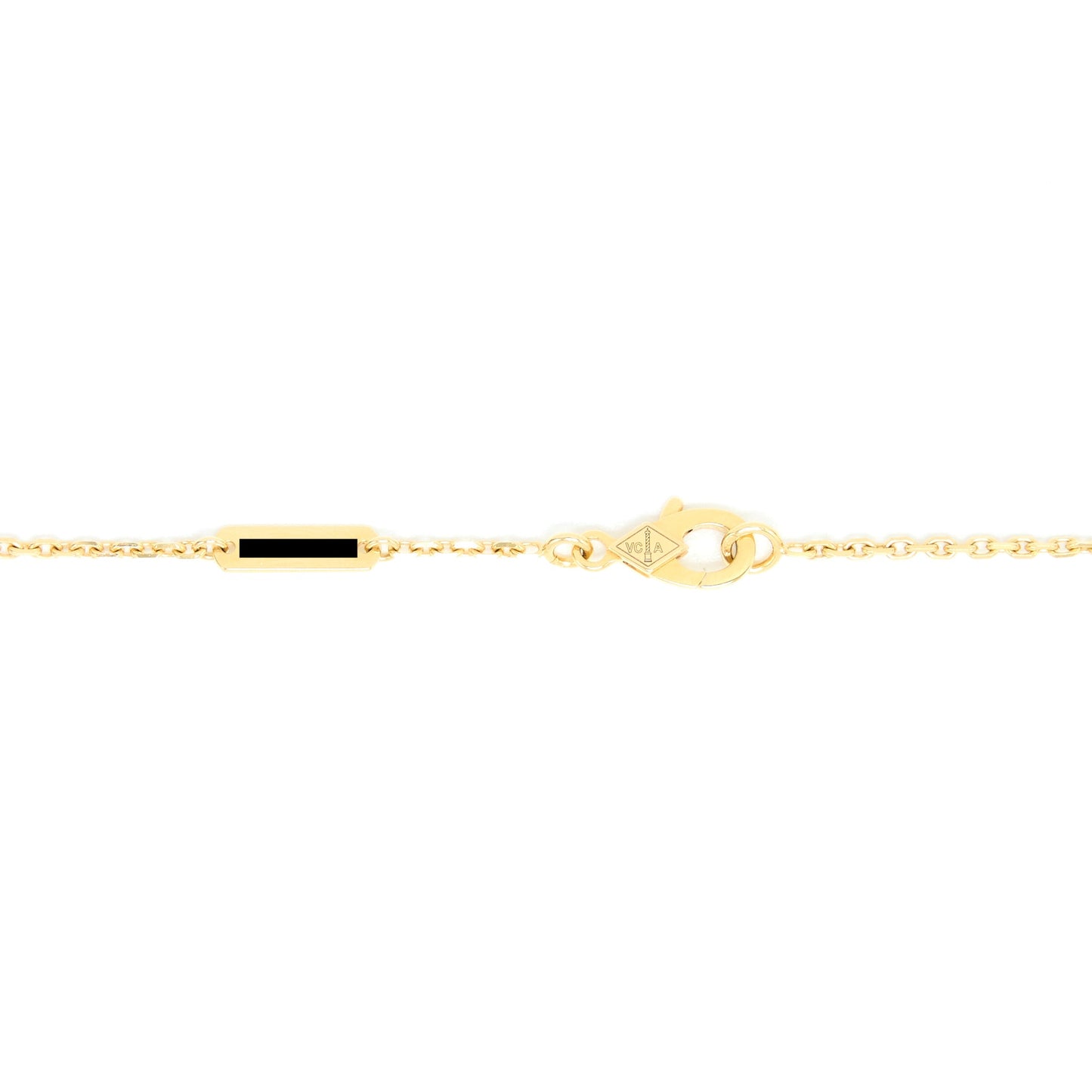 Van Cleef&Arpels Vintage Alhambra Pendant Mother Of Pearl Yellow Gold