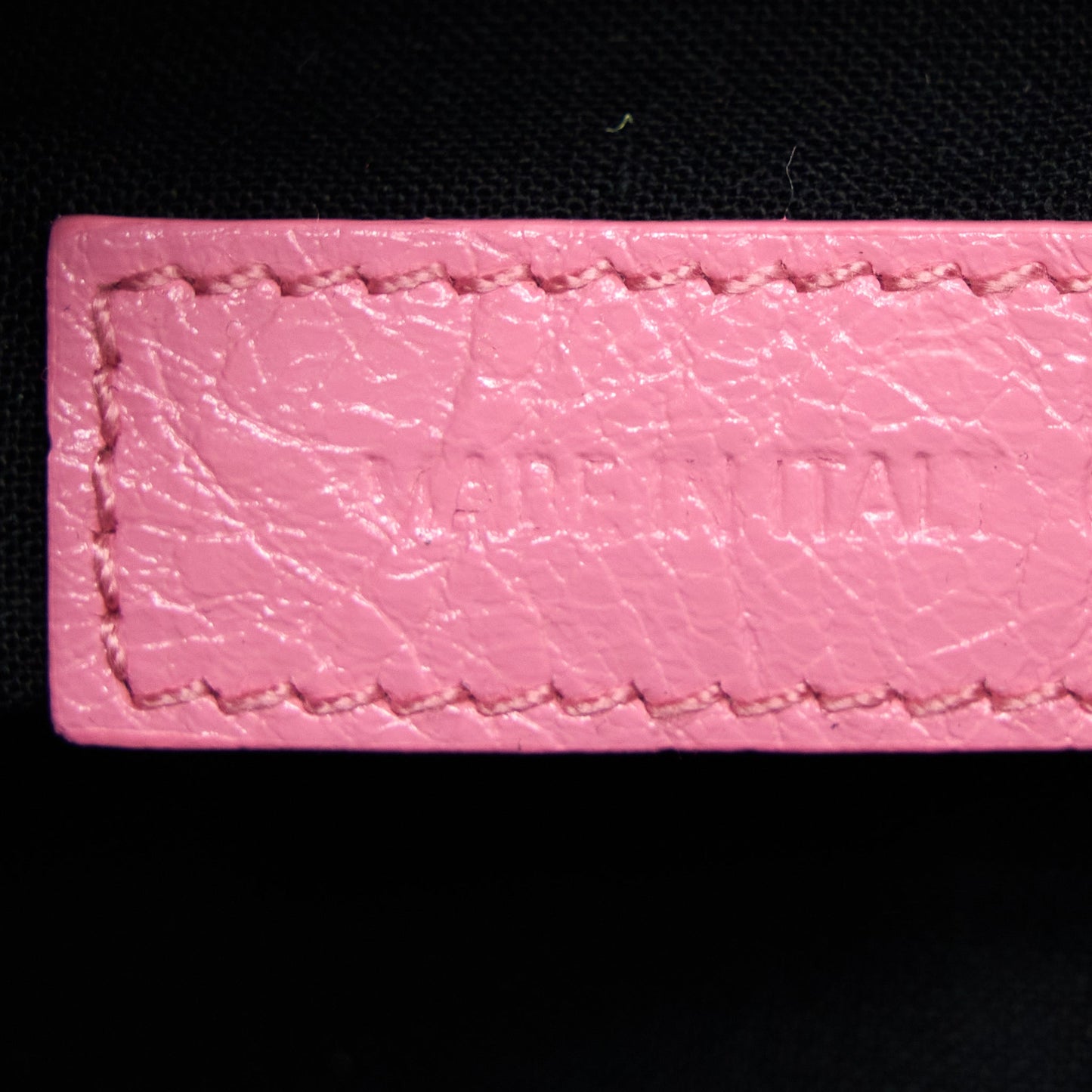 Balenciaga Le Cagole XS Shoulder Bag Calfskin Pink Aged-Silver Hardware