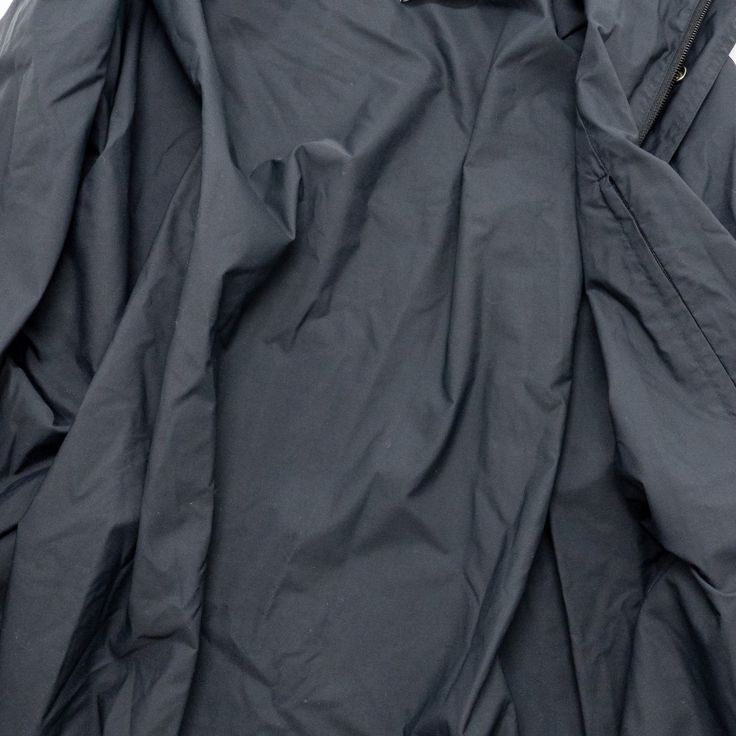 Balenciaga Size 34 Logo Anorak Nylon Black SHW