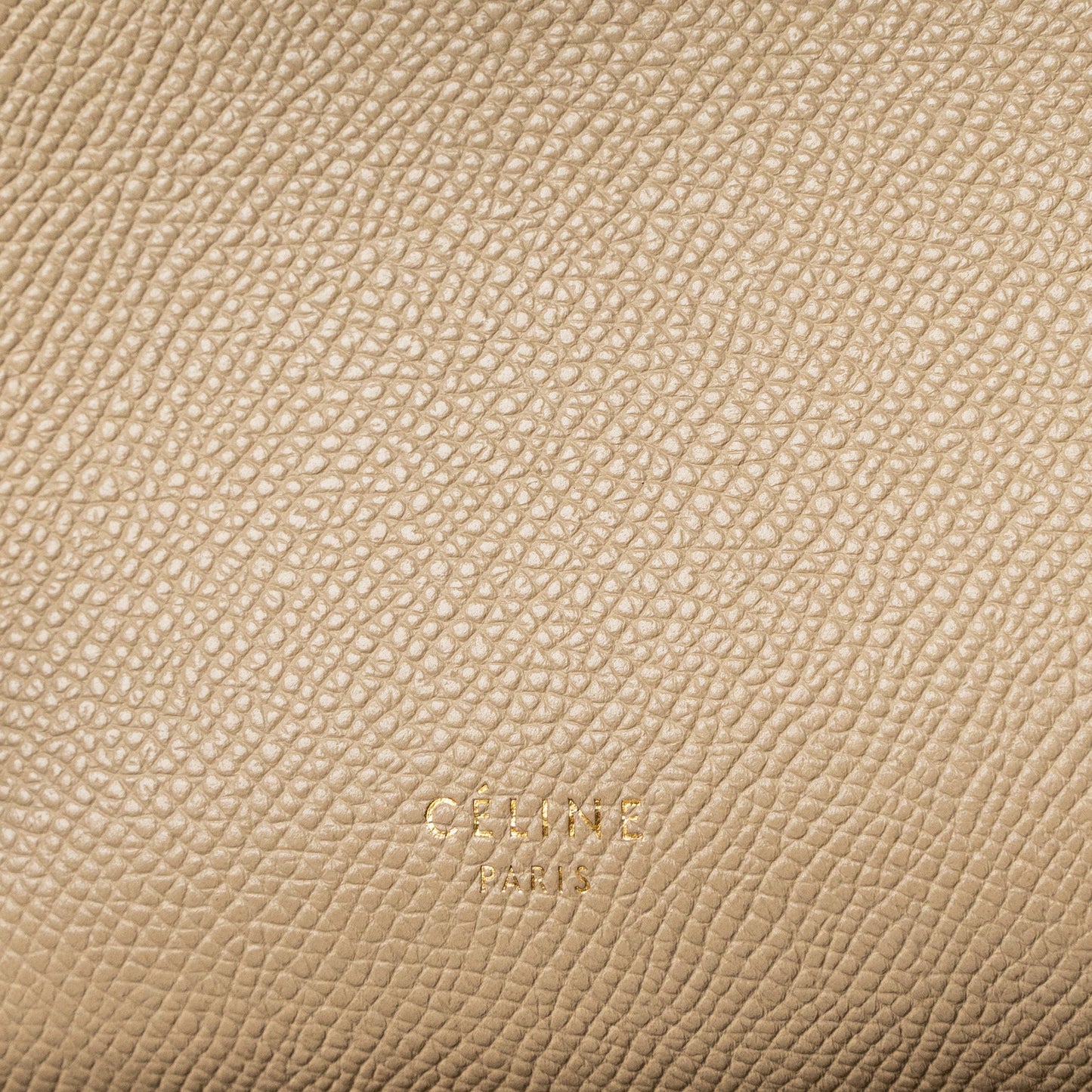 Celine Nano Belt Bag Grained Calfskin Light Beige GHW
