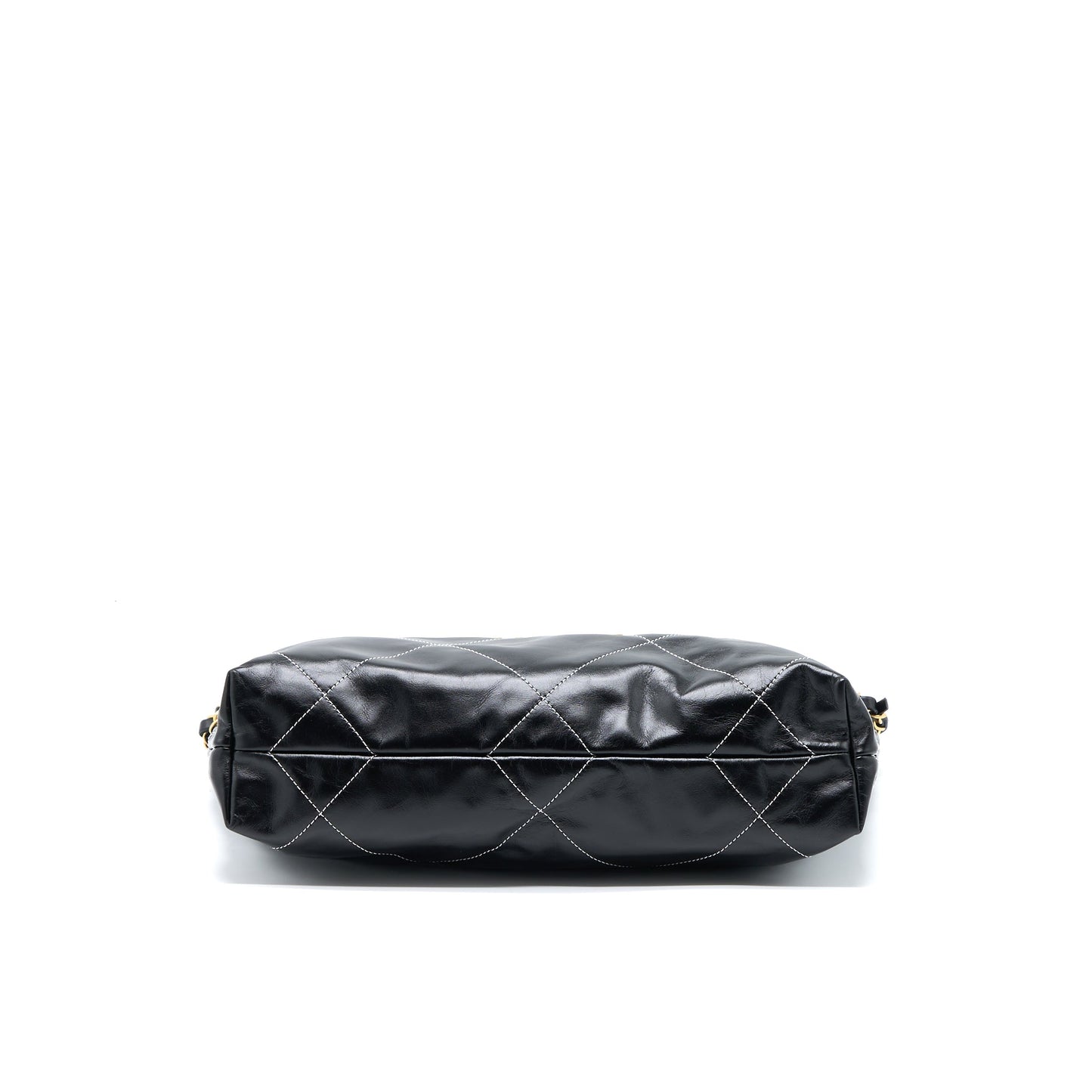 Chanel Small 22 Bag Shiny Calfskin Black GHW (Microchip)