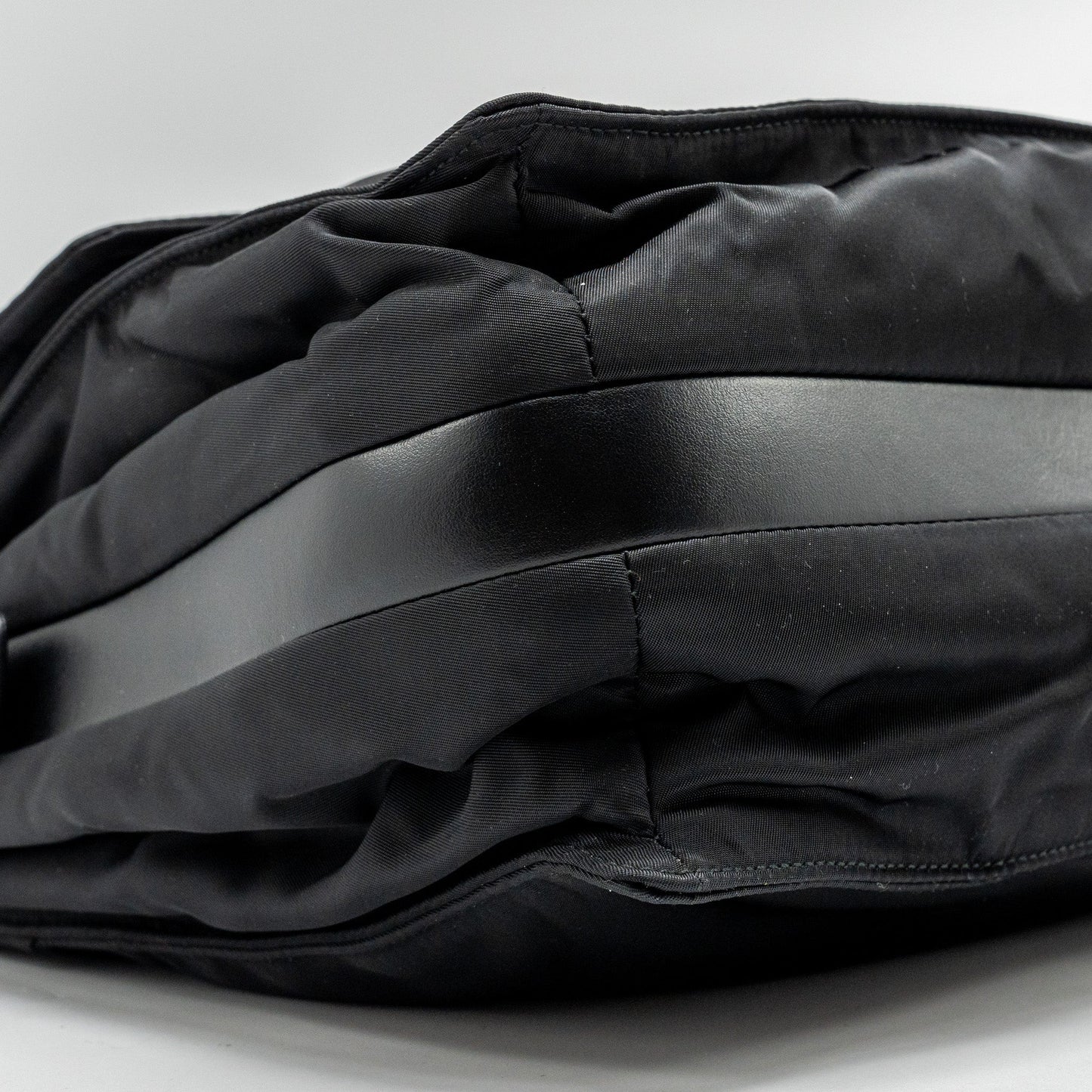 Prada Padded Re-Nylon Shoulder Bag Black SHW