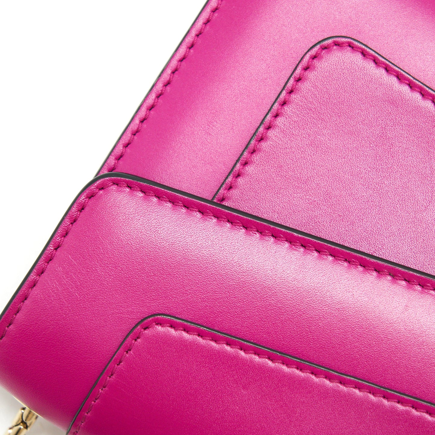 Bvlgari Serpenti Forever Crossbody Flap Bag in Dark Pink