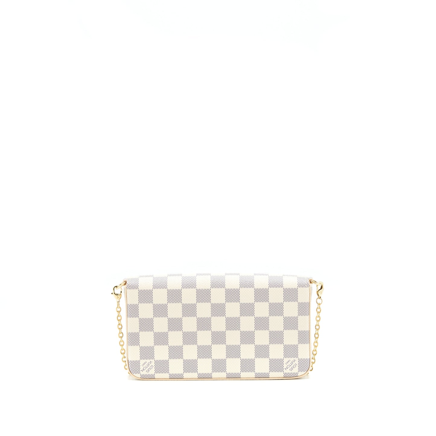 Louis Vuitton Felicie Pochette Damier Azur Canvas