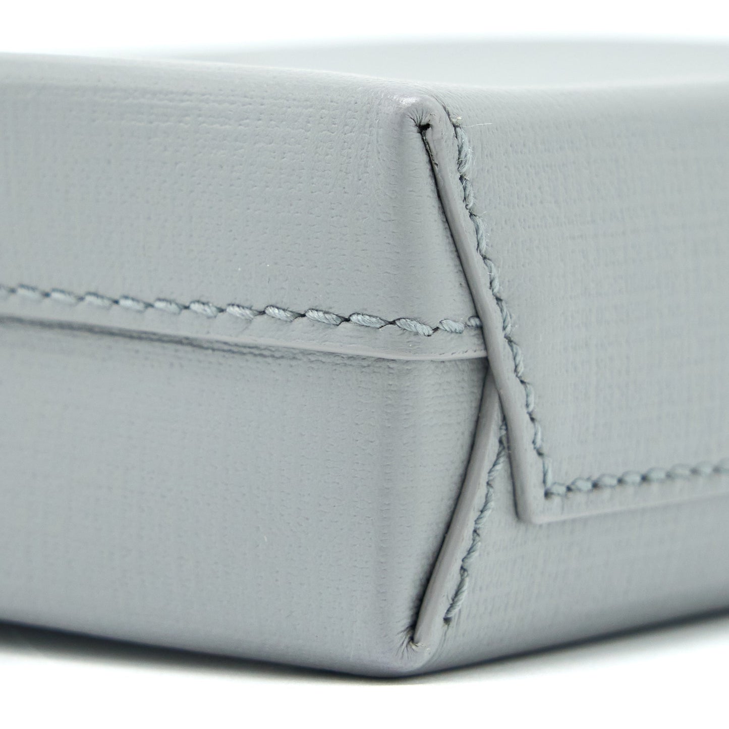 Balenciaga Mini Shopping Phone Pouch Grey SHW