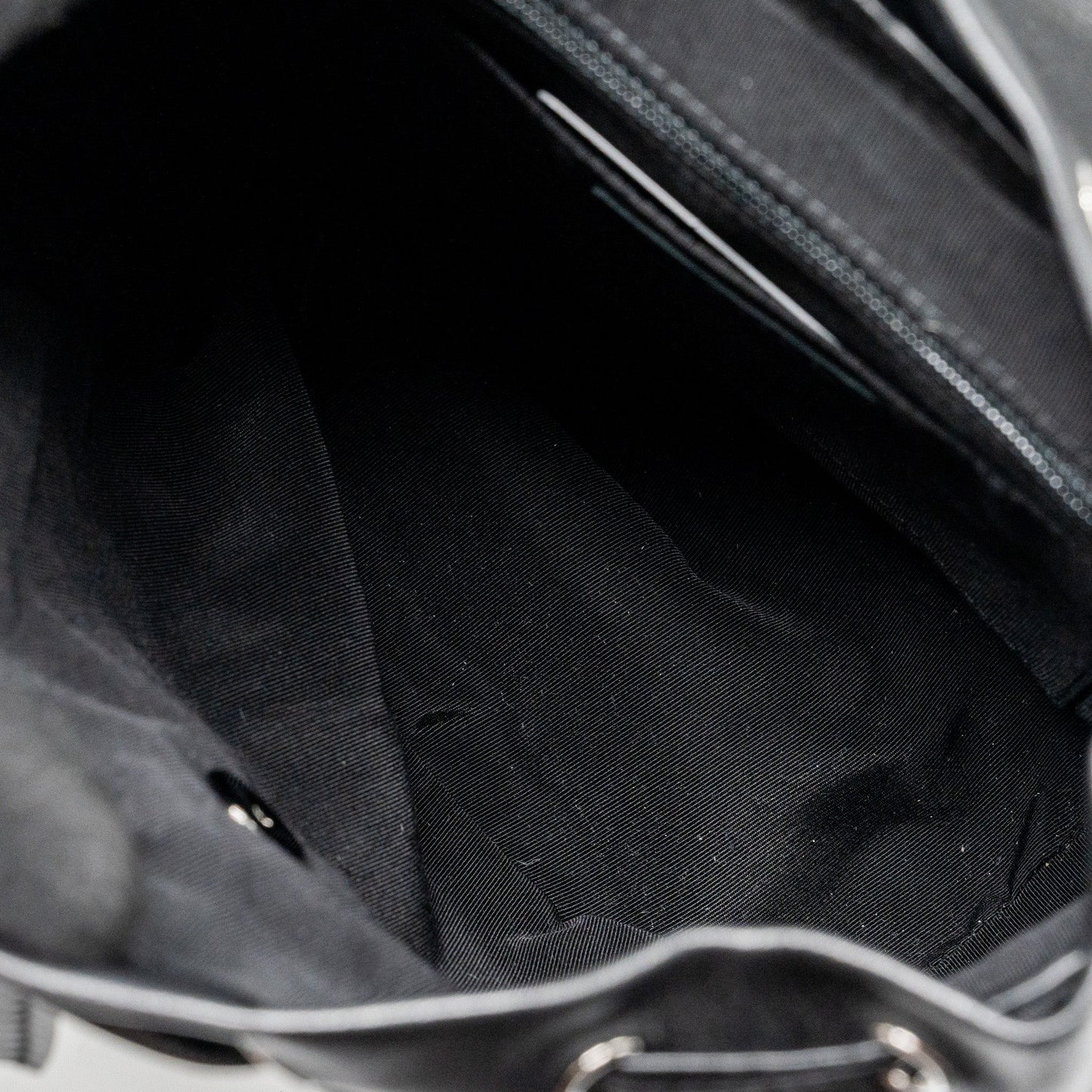 Chanel small urban spirit backpack lambskin black with black hardware