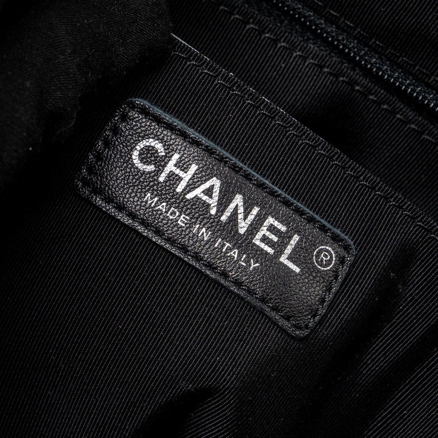 Chanel small urban spirit backpack lambskin black with black hardware