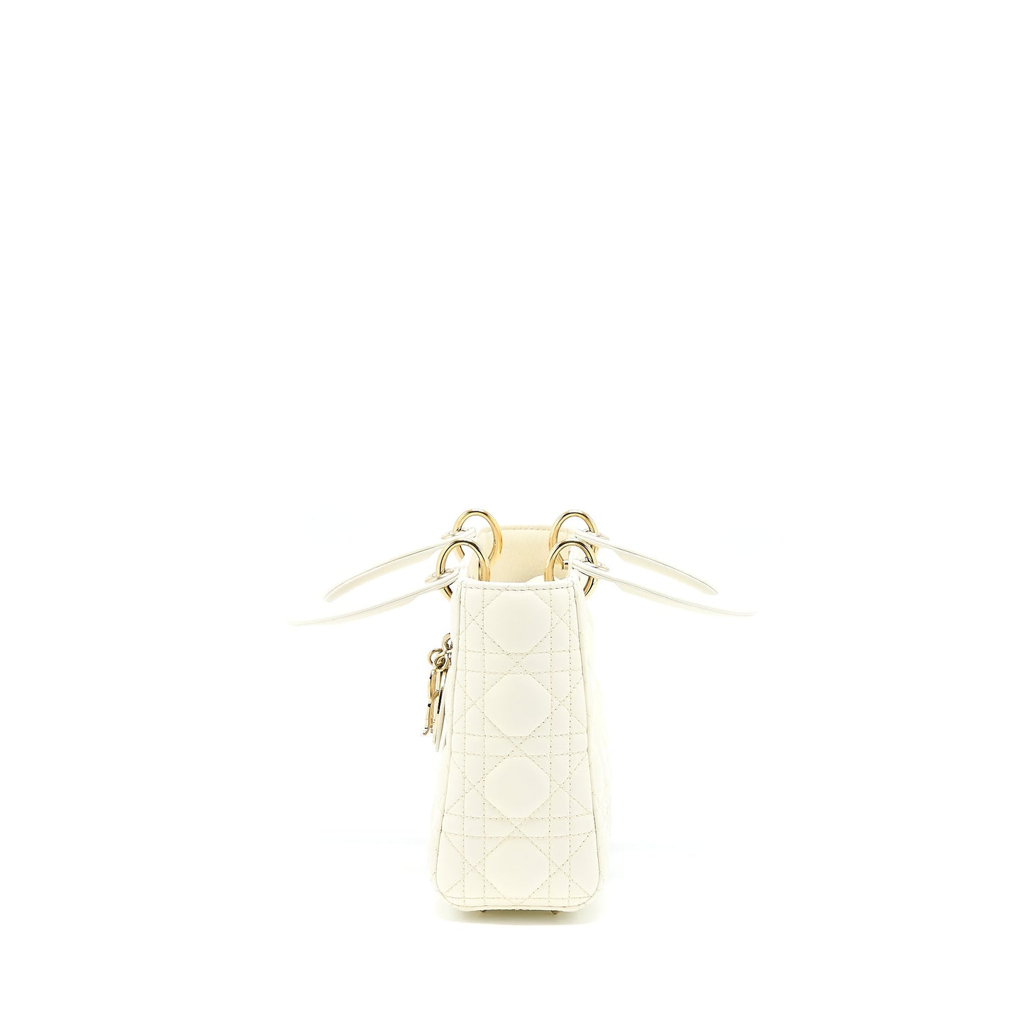 Luxury Dior Small Lady Luxury Dior My ABCLuxury Dior Bag Lambskin White LGHW