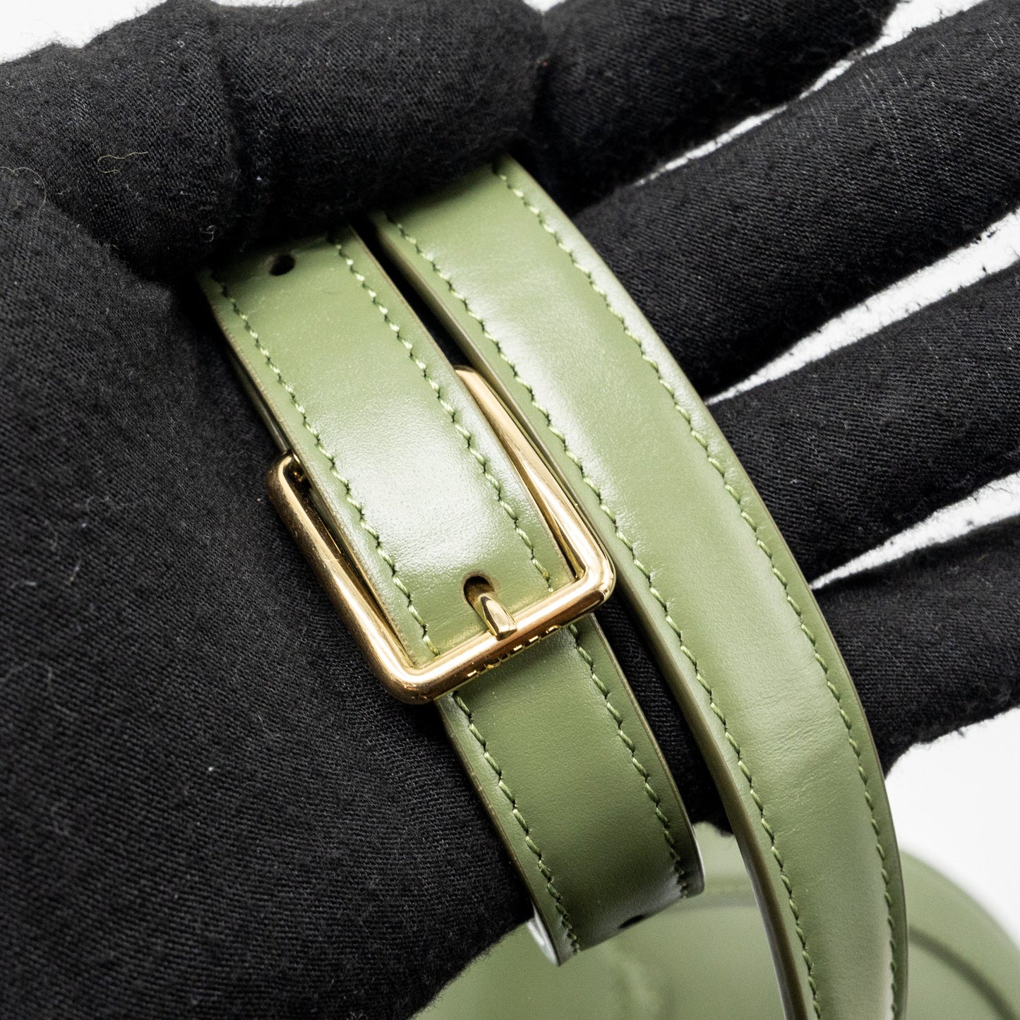 Celine Small Besace Bag Calfskin Light Khaki GHW